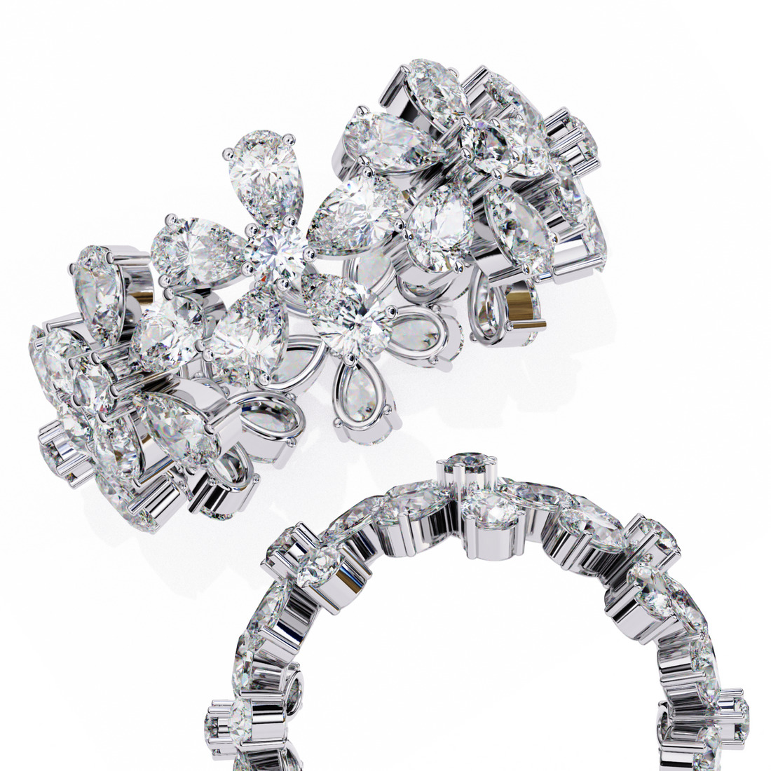 Petal Bloom Lab Grown Diamond Ring