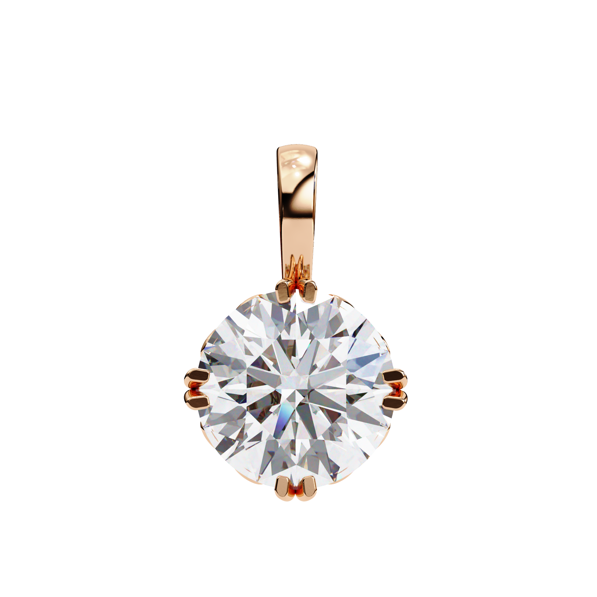 1.80 carats Solitaire Diamond pendant