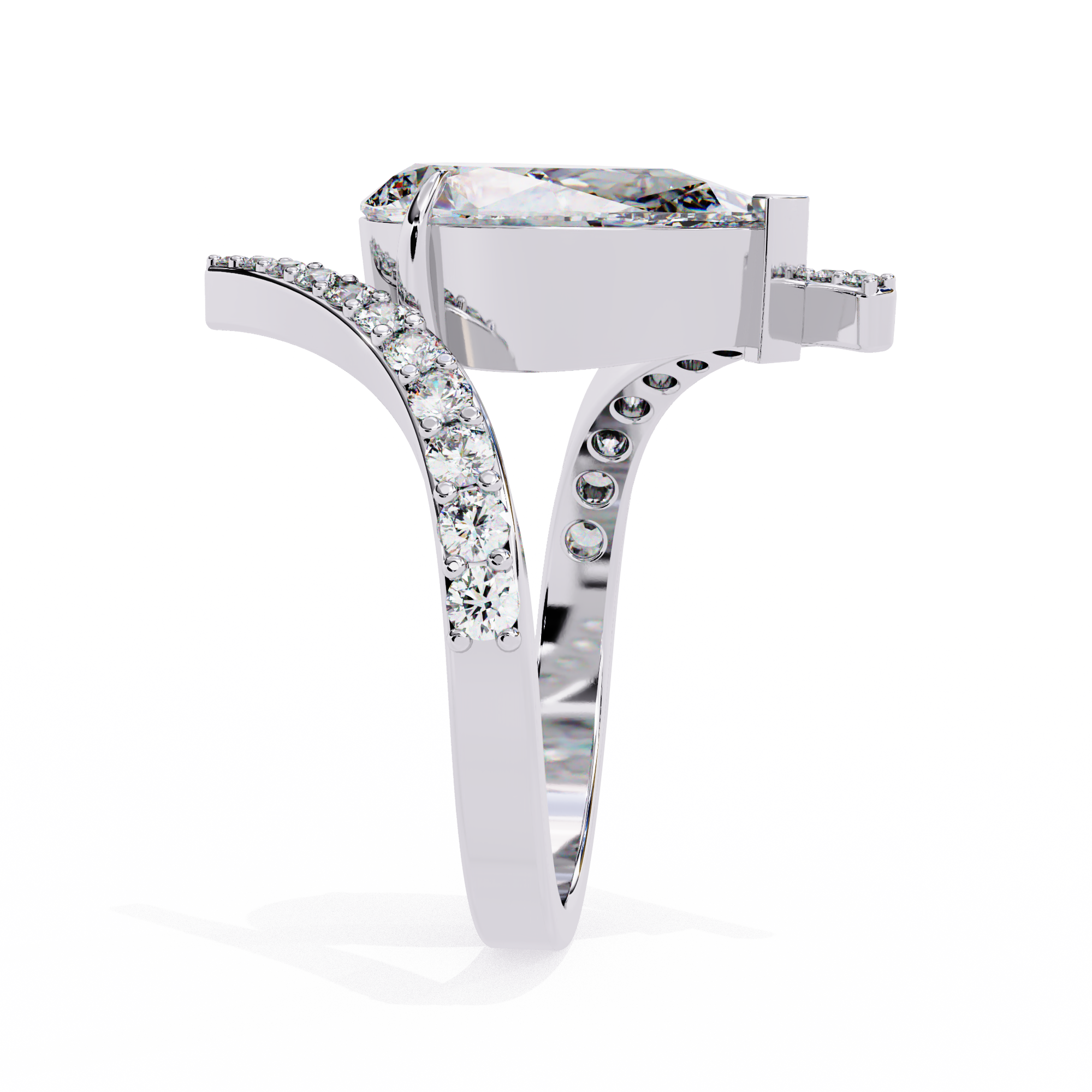 Glimmer Nest Diamond Ring