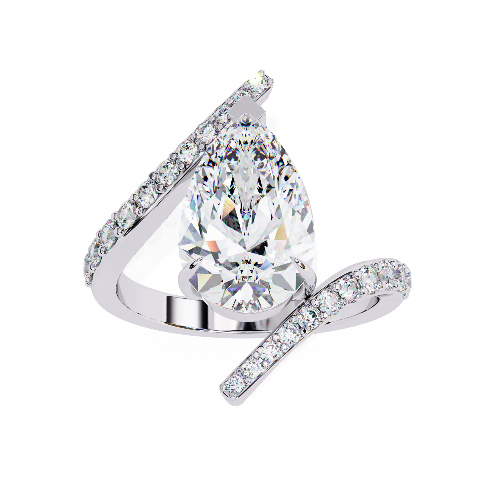 Glimmer Nest Diamond Ring