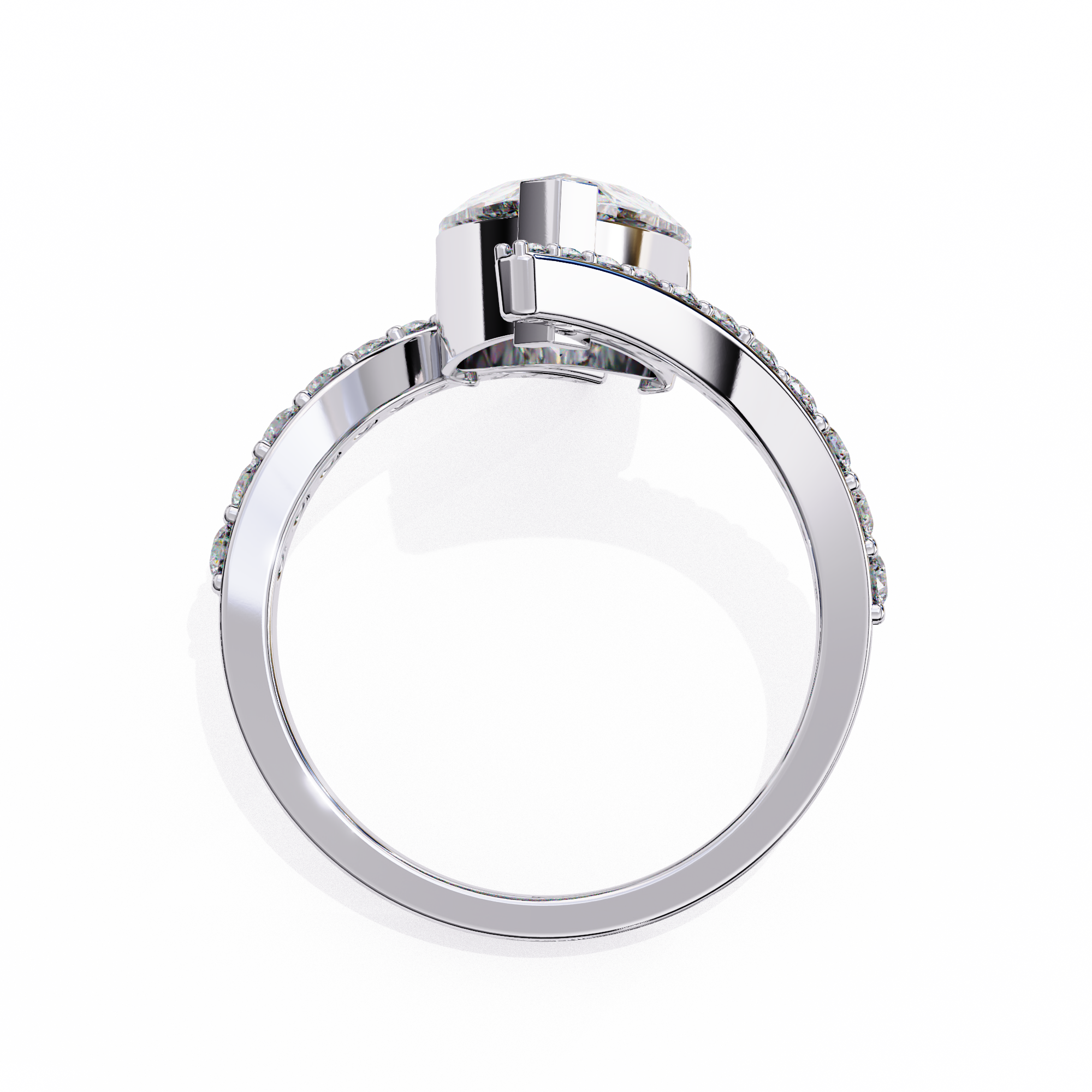 Glimmer Nest Diamond Ring