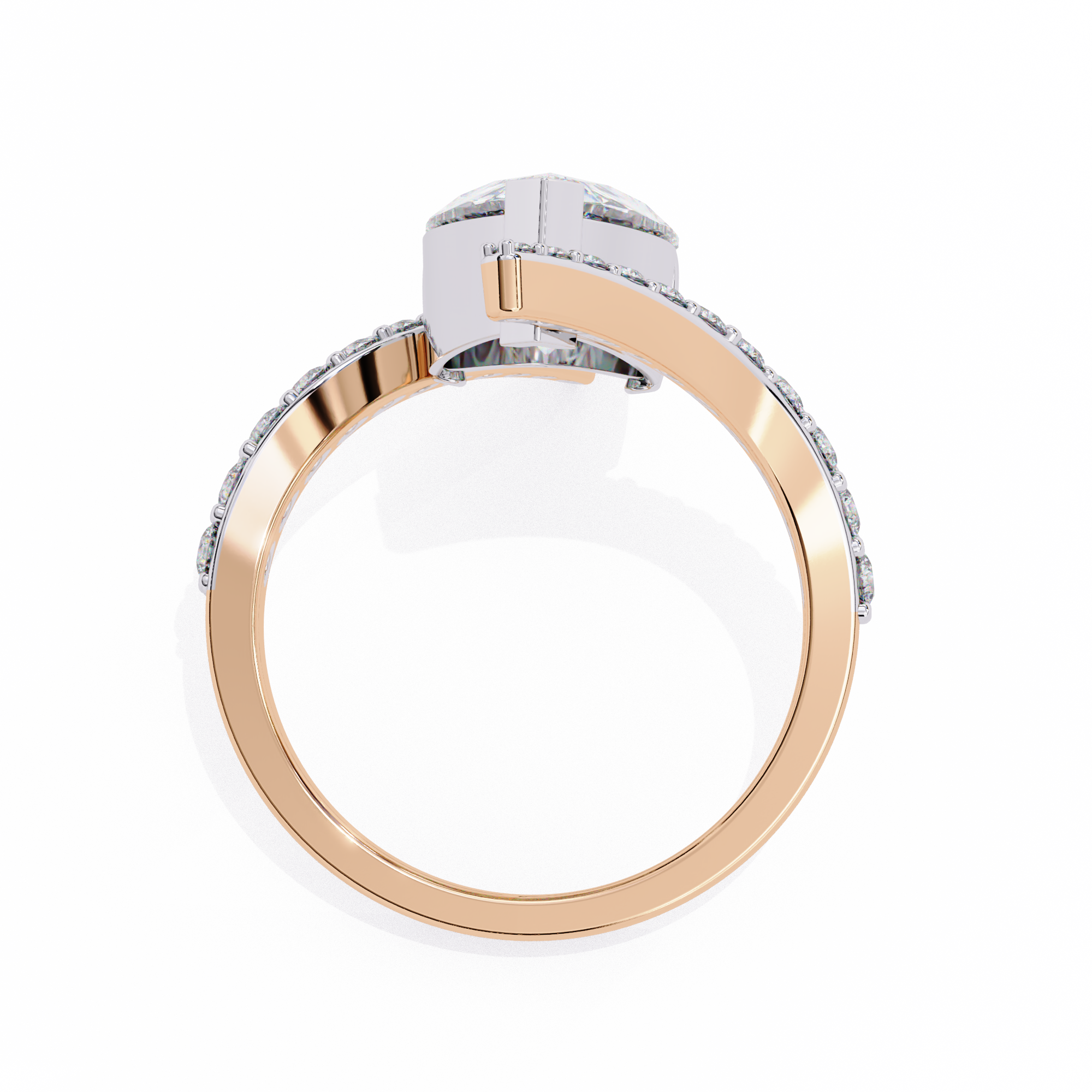 Glimmer Nest Diamond Ring