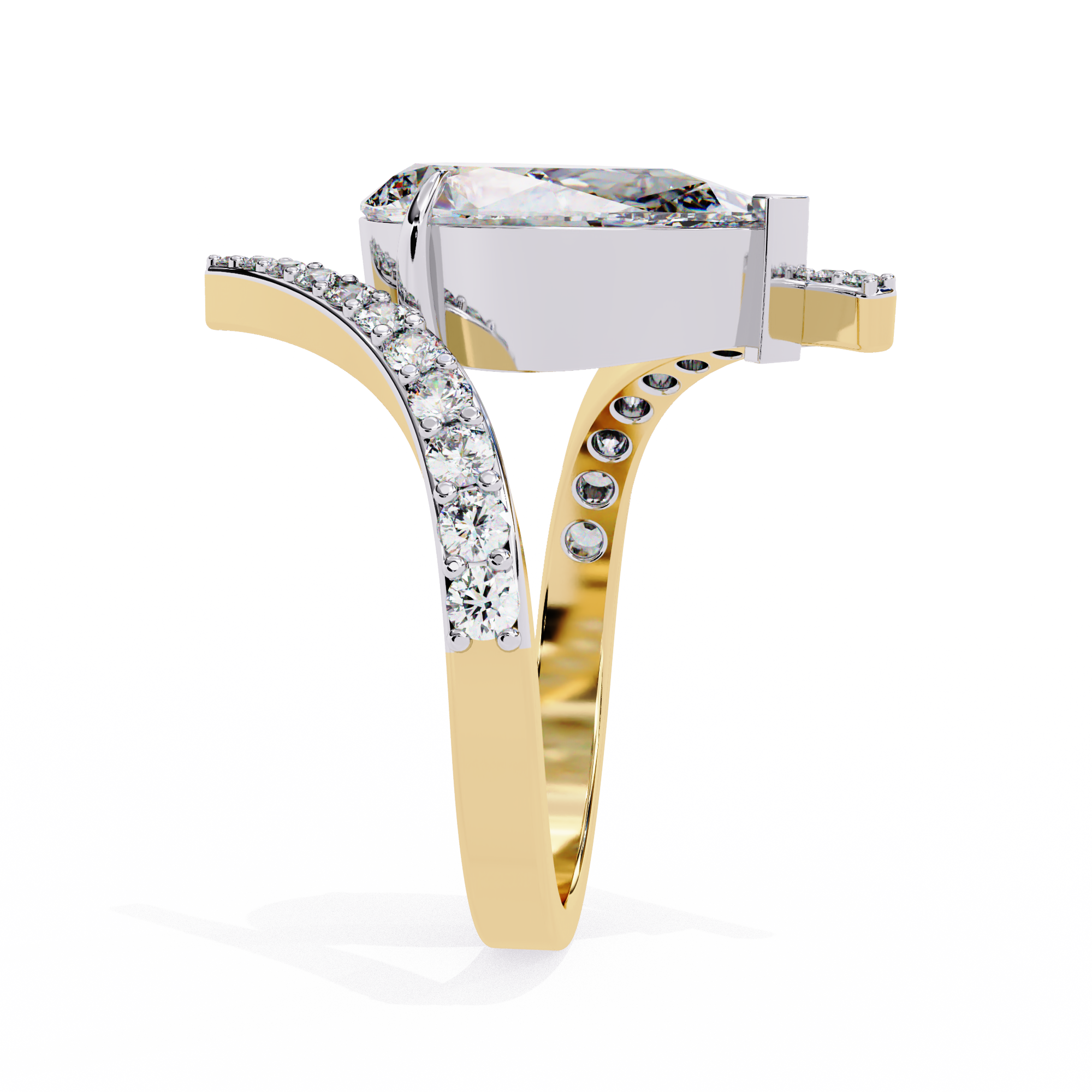 Glimmer Nest Diamond Ring