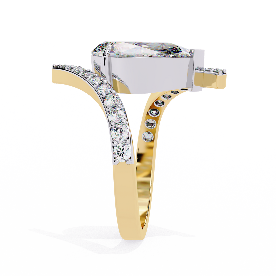 Glimmer Nest Diamond Ring