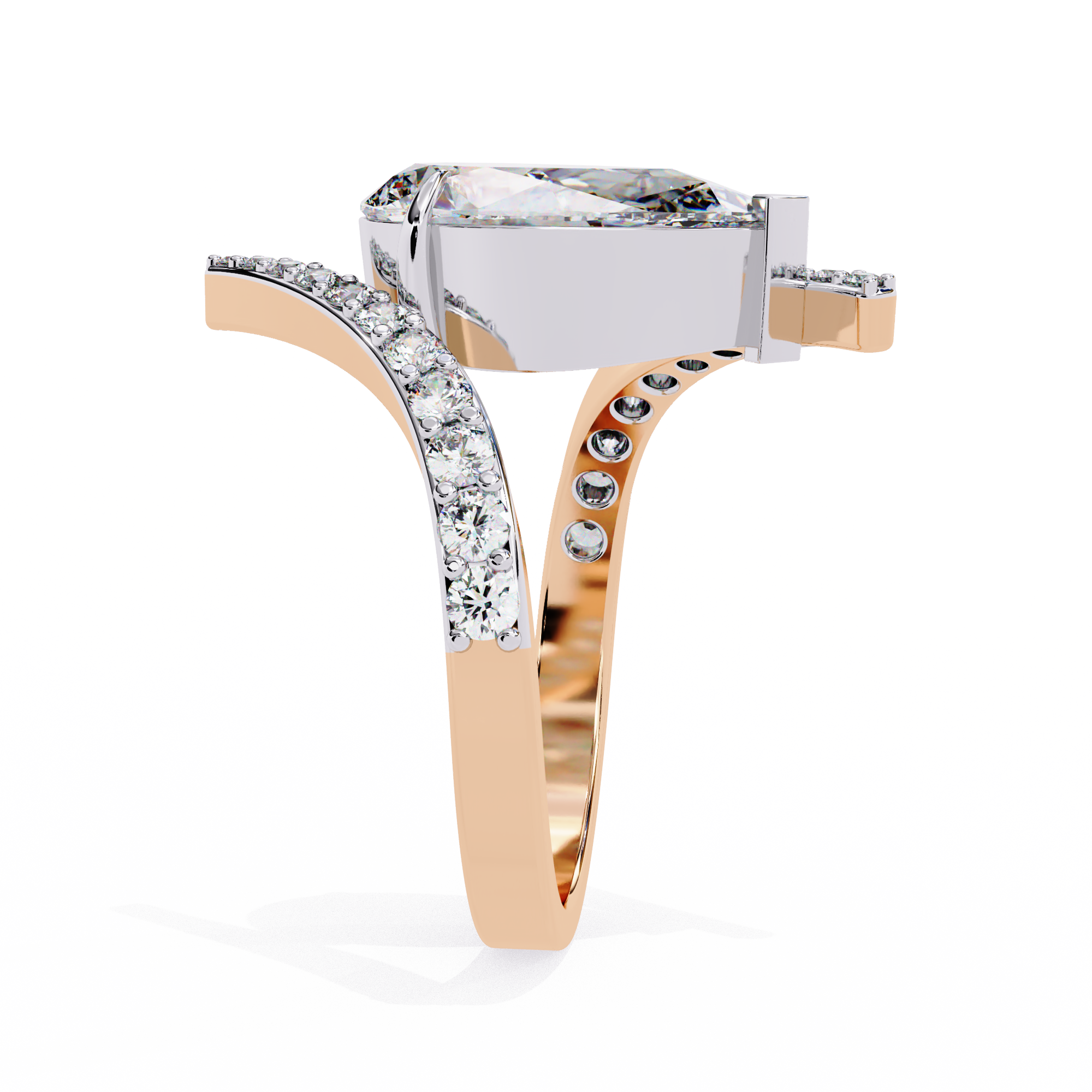 Glimmer Nest Diamond Ring