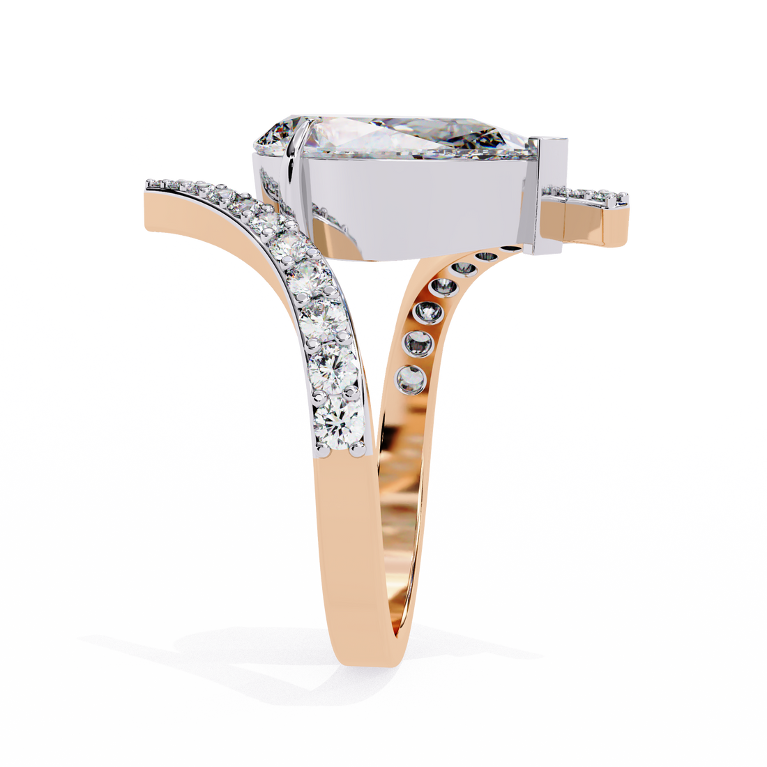 Glimmer Nest Diamond Ring