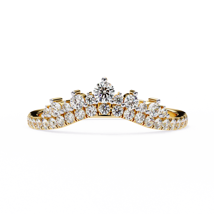 Wave Fusion Diamond Ring