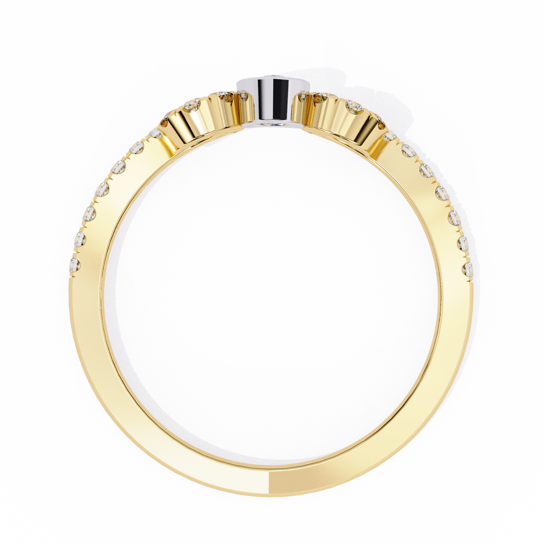 Pear Drop Diamond Ring