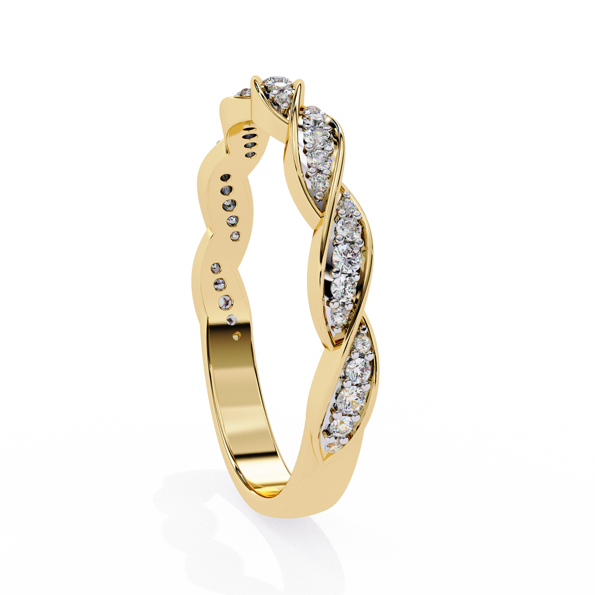 Gratitude Diamond Ring band