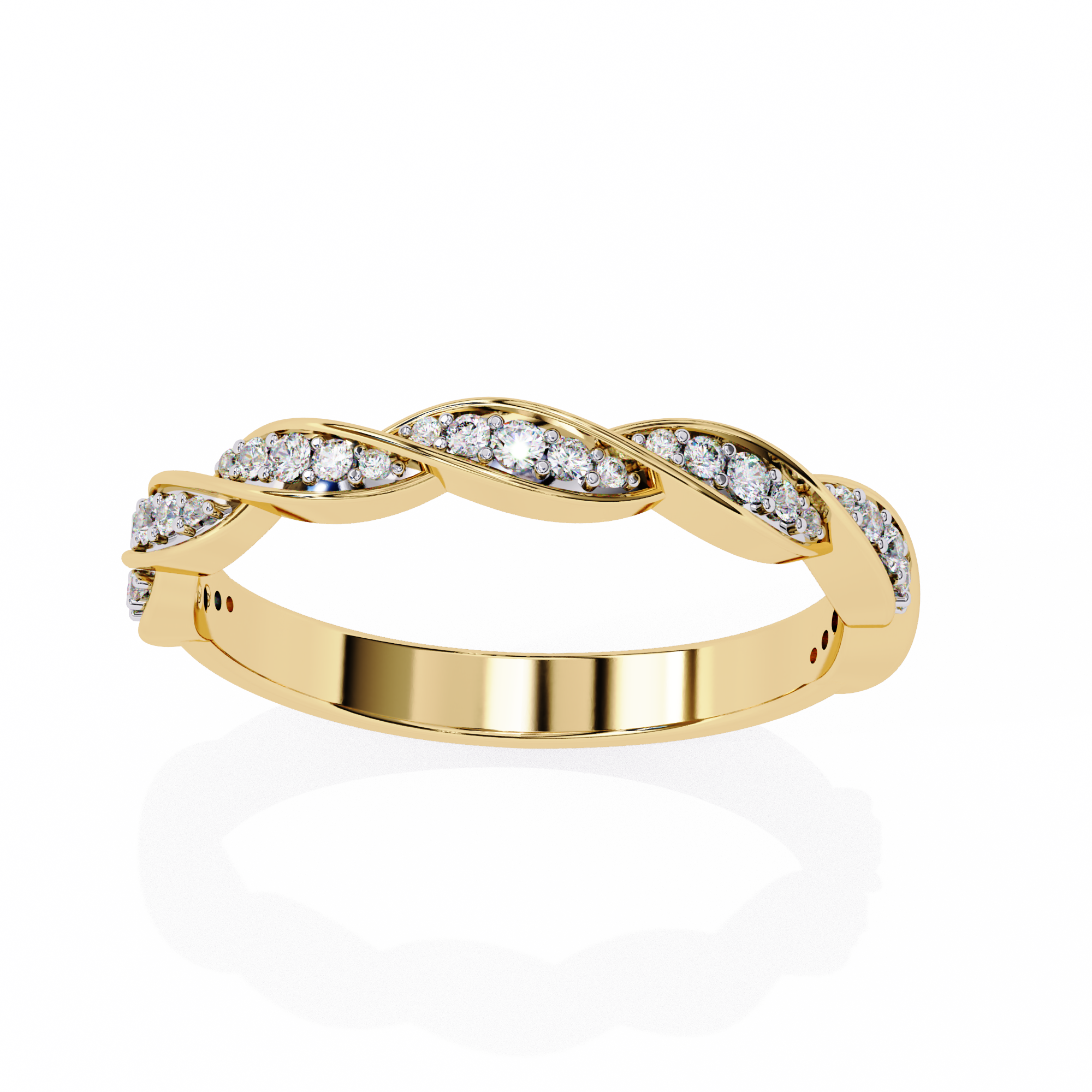 Gratitude Diamond Ring band