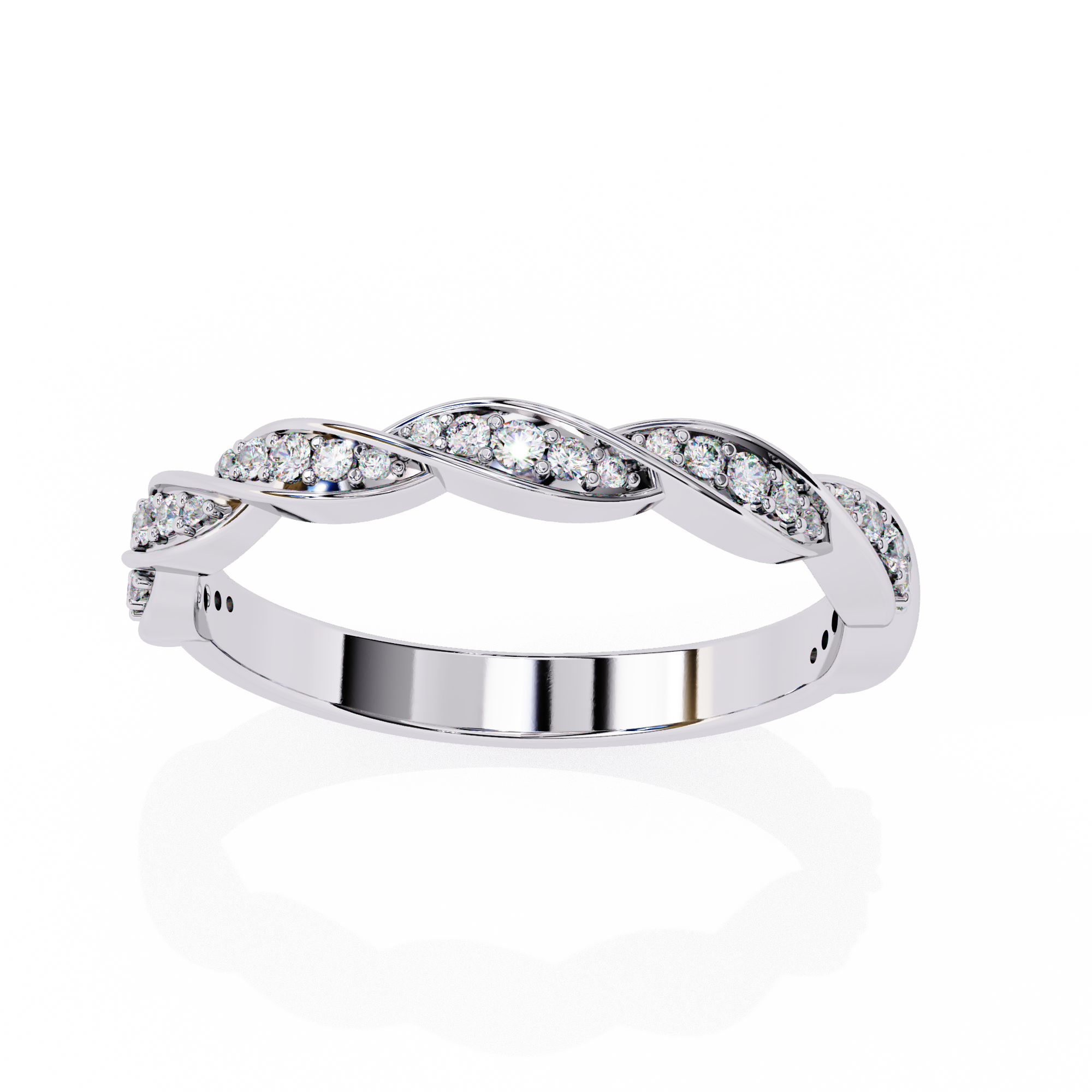 Gratitude Diamond Ring band
