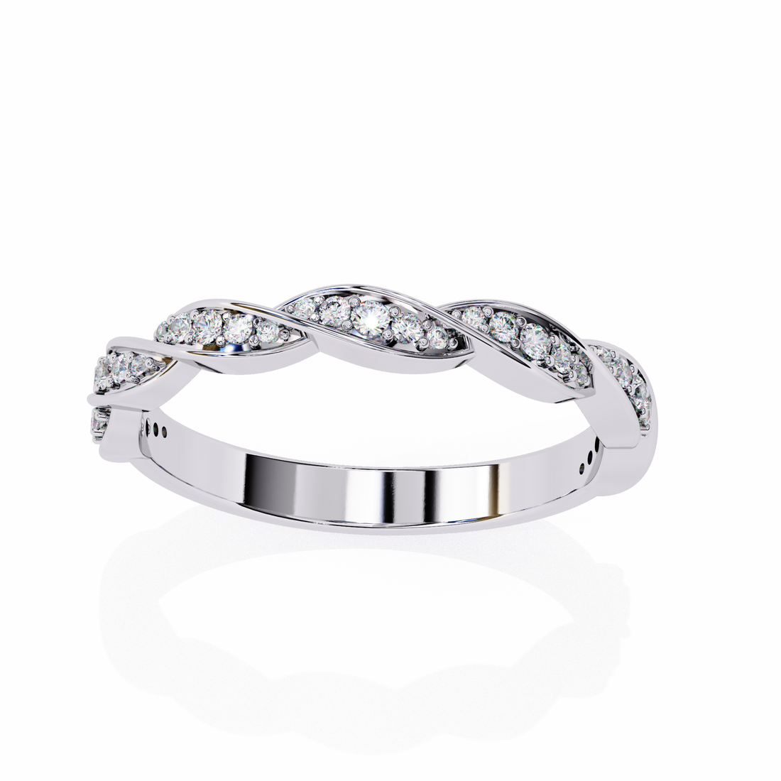 Gratitude Diamond Ring band