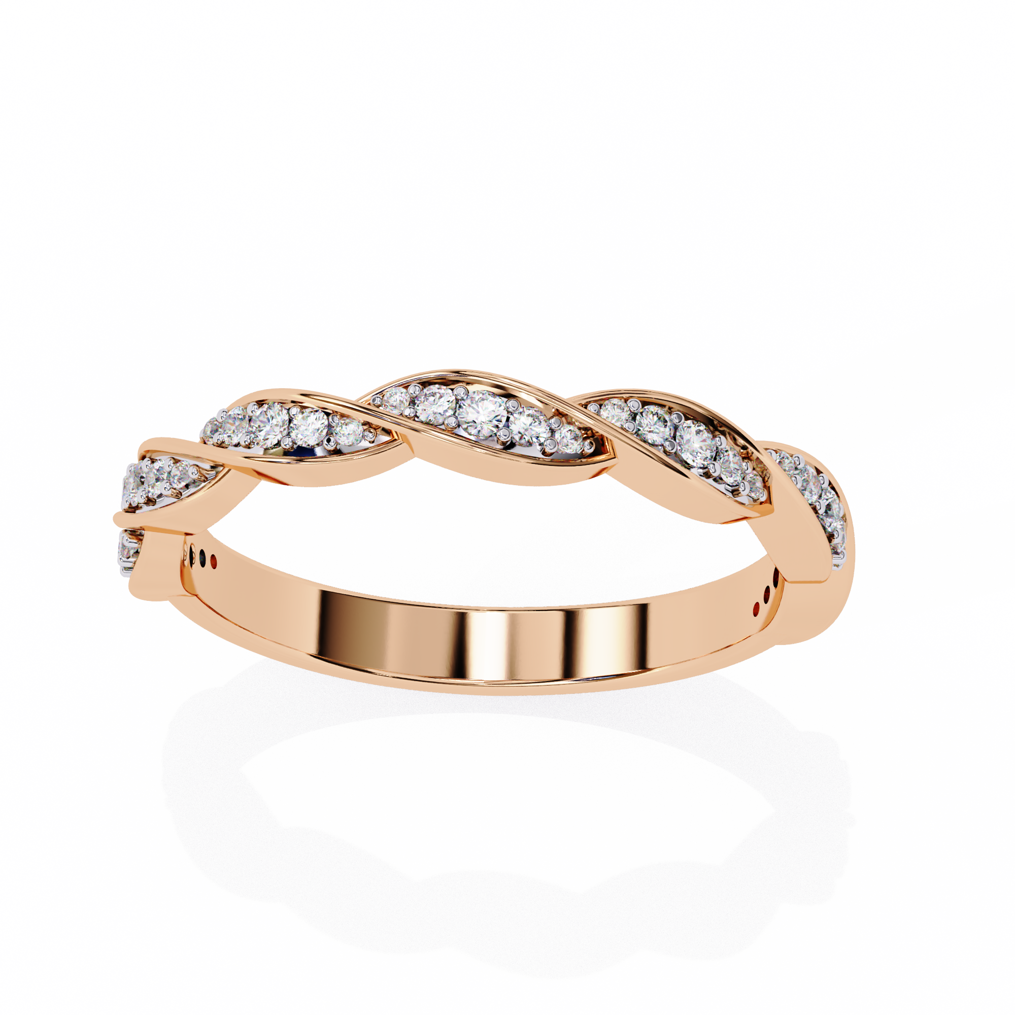 Gratitude Diamond Ring band