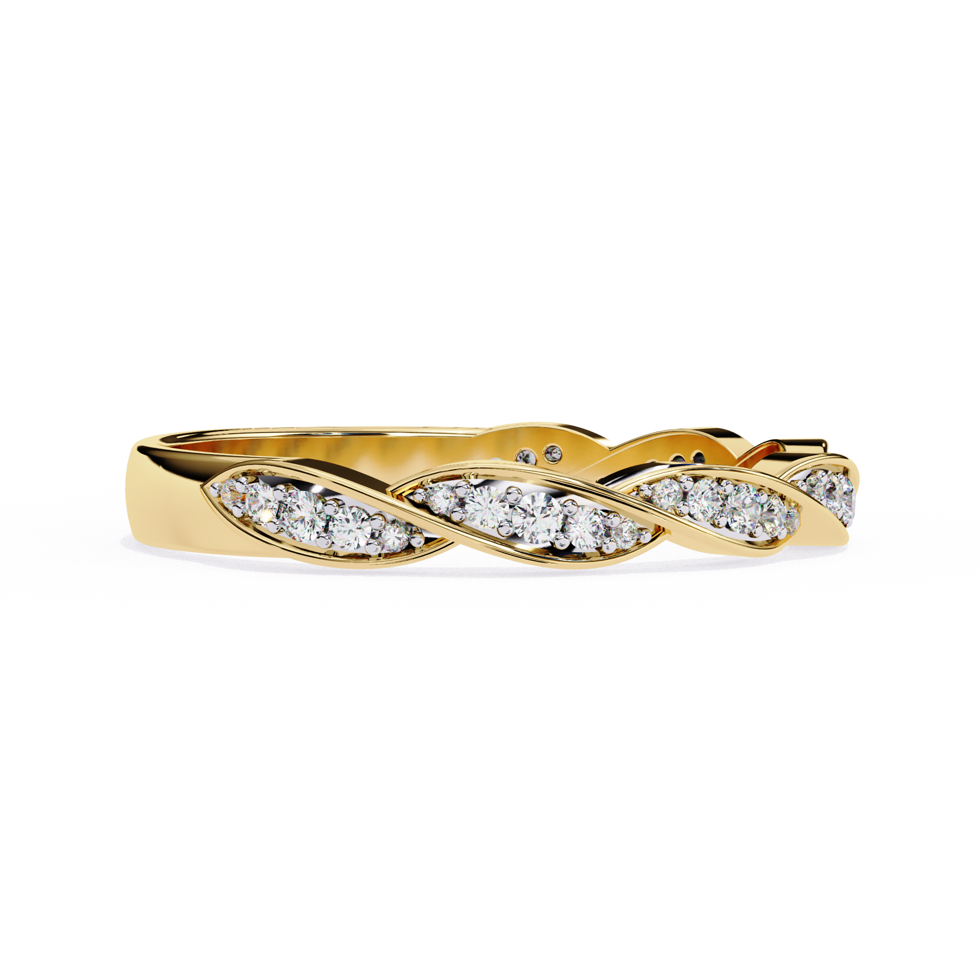 Gratitude Diamond Ring band