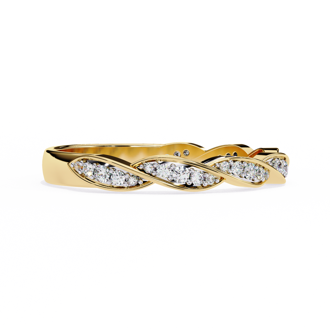 Gratitude Diamond Ring band
