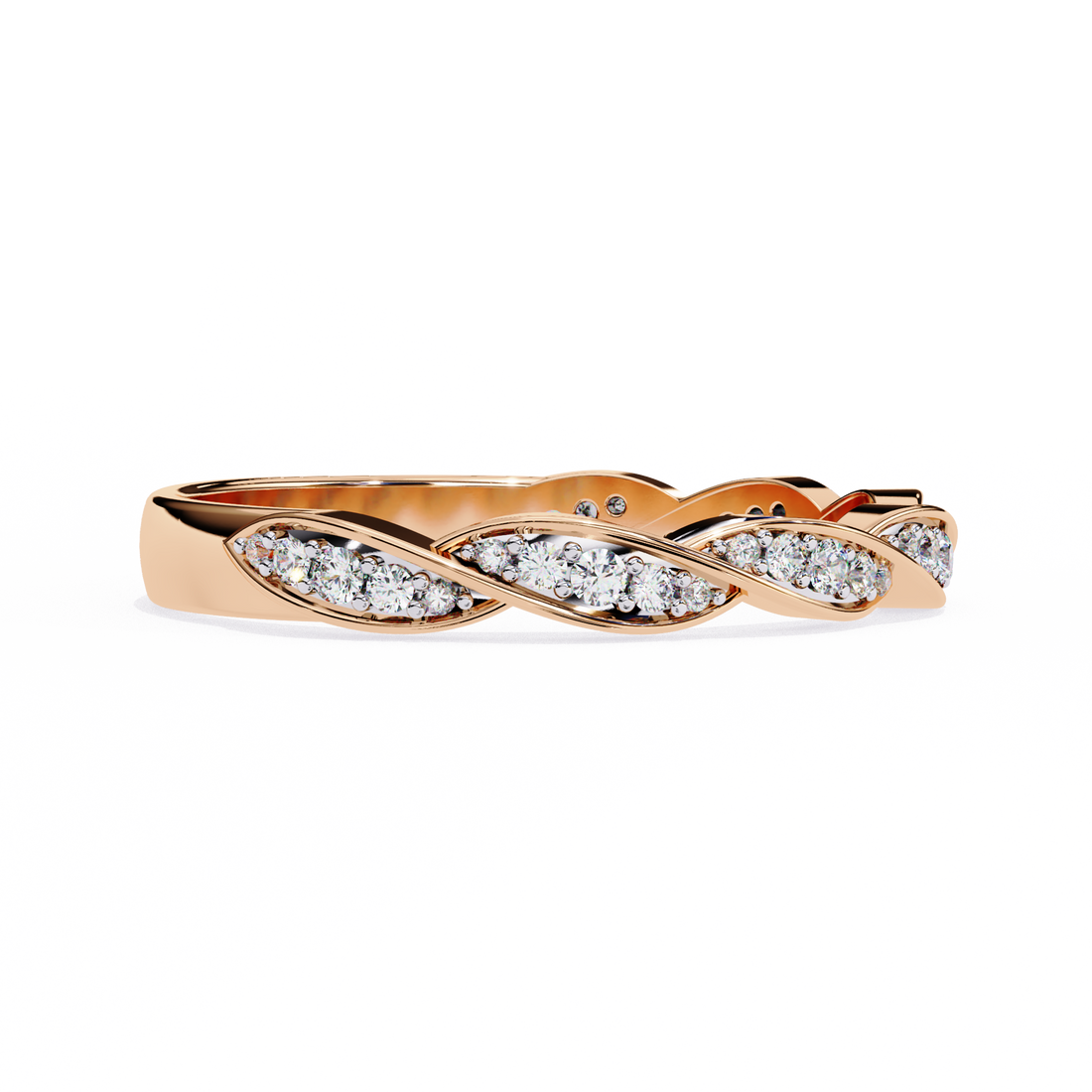 Gratitude Diamond Ring band