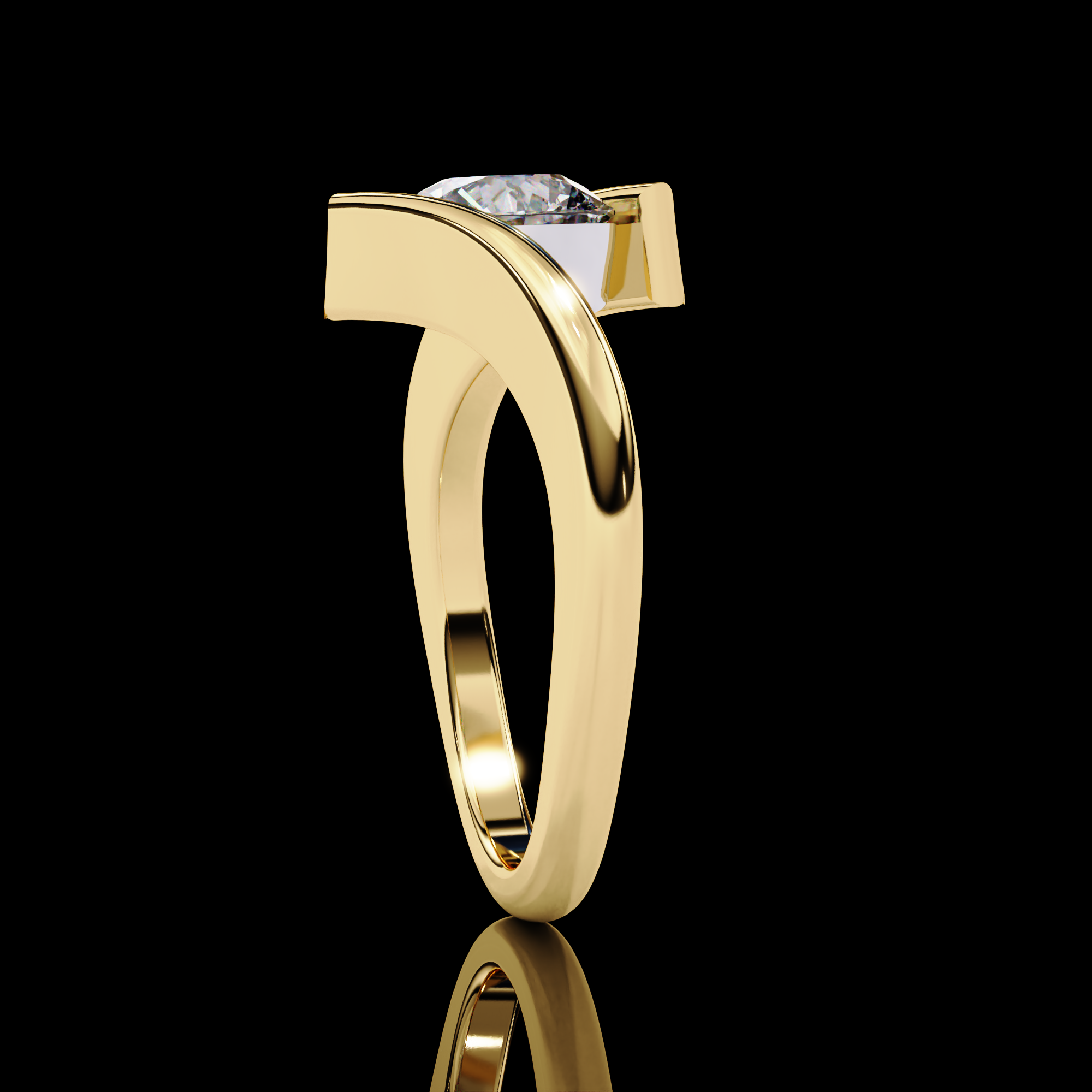 Glory Solitaire Diamond Ring