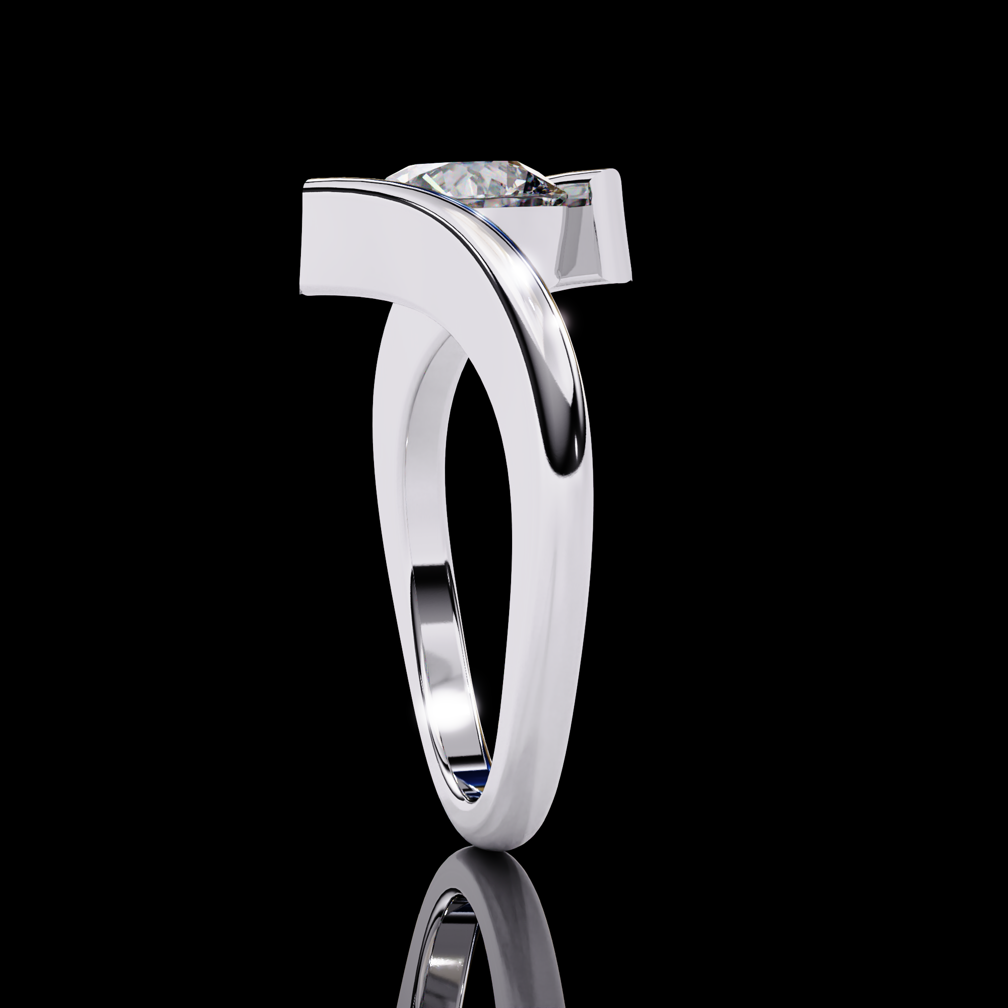 Glory Solitaire Diamond Ring