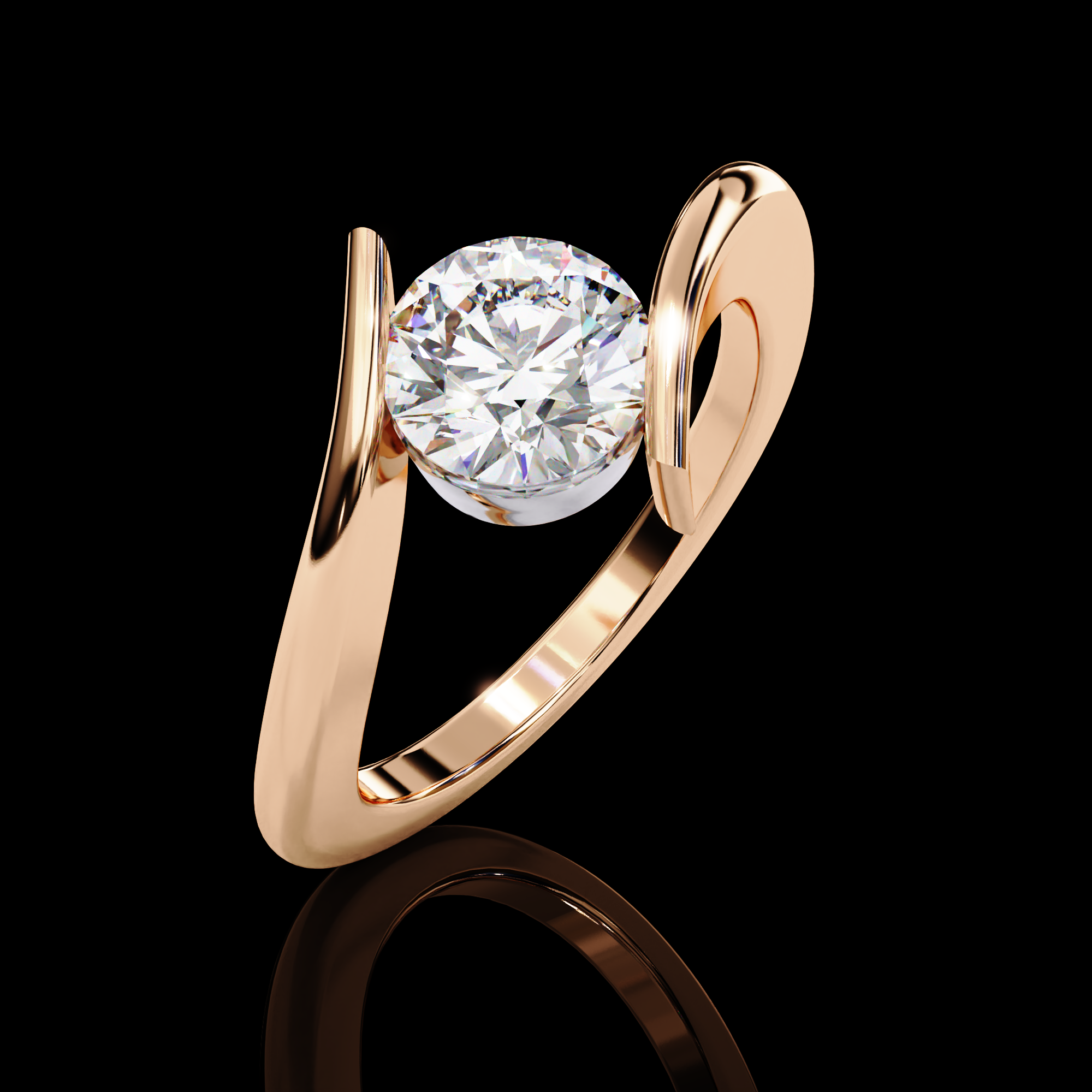 Glory Solitaire Diamond Ring