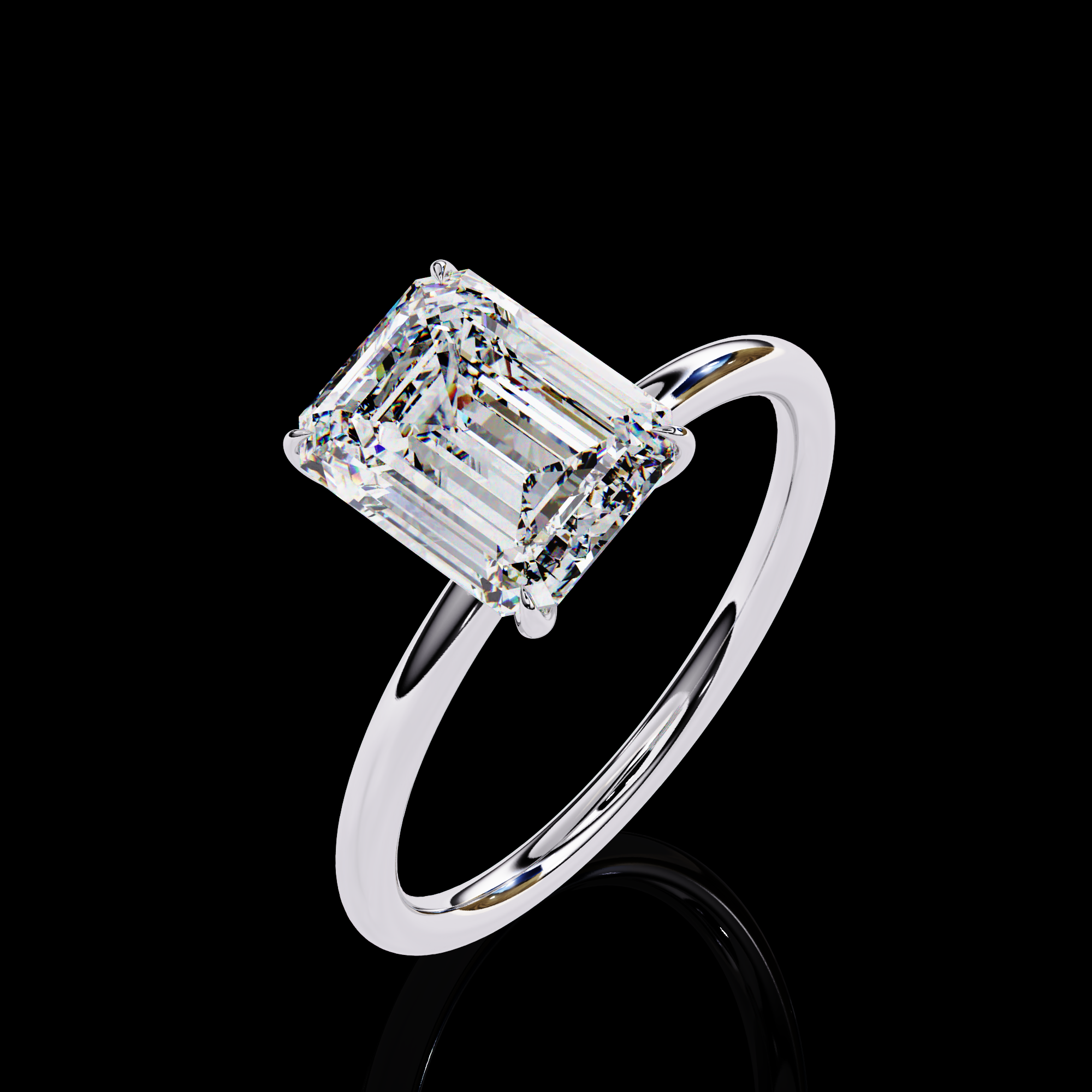 Classic 3 carat Lab Grown Diamond Ring