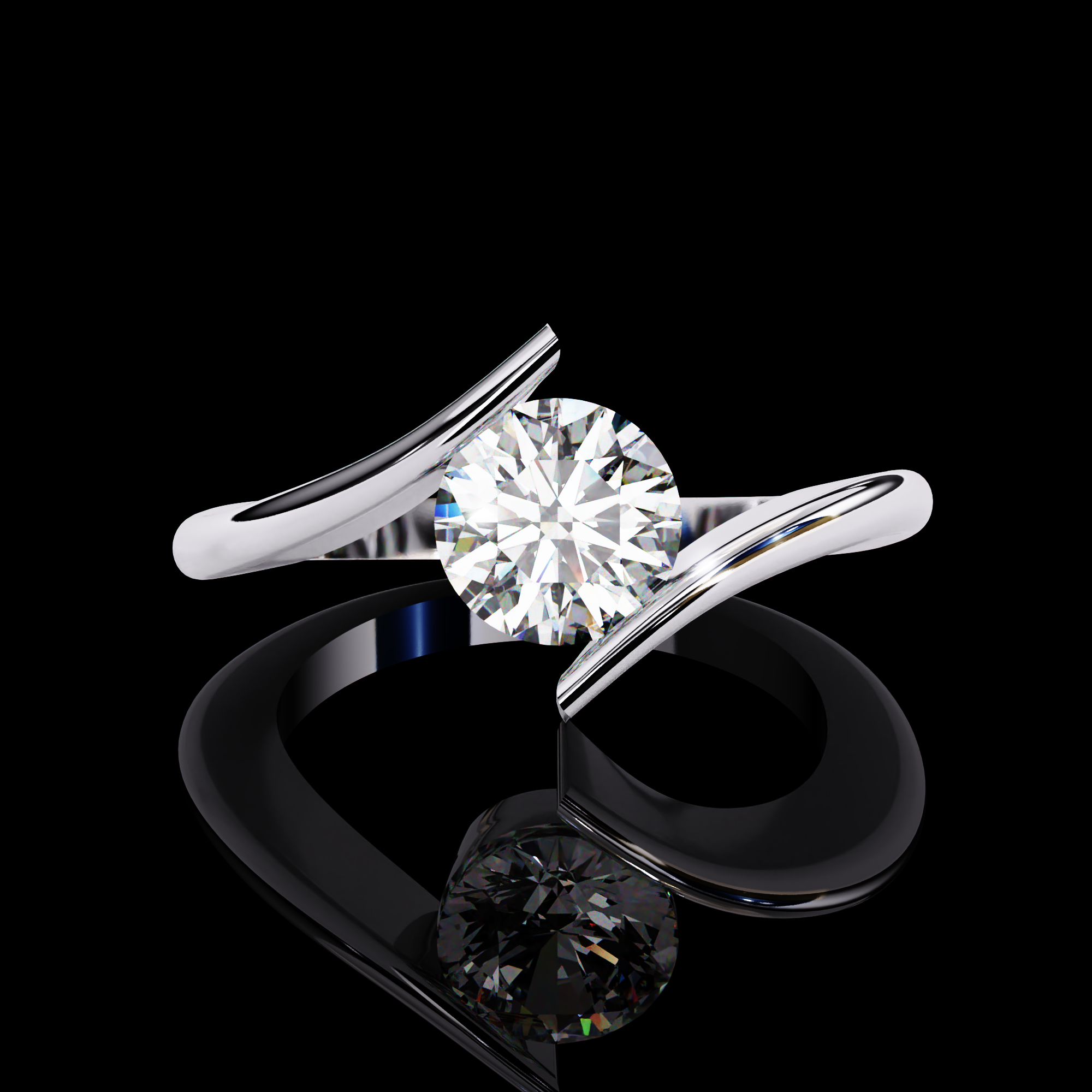 Glory Solitaire Diamond Ring
