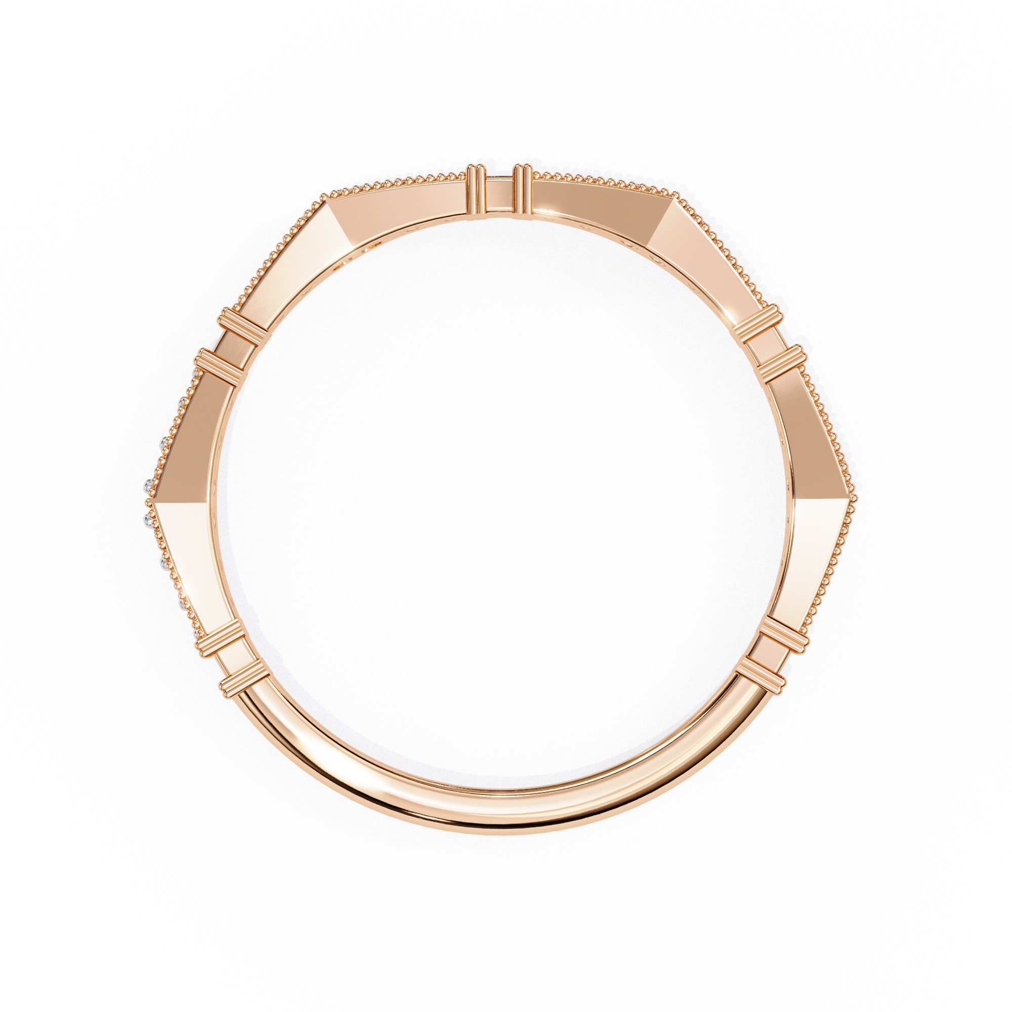 Sleek Shine Diamond Band Ring