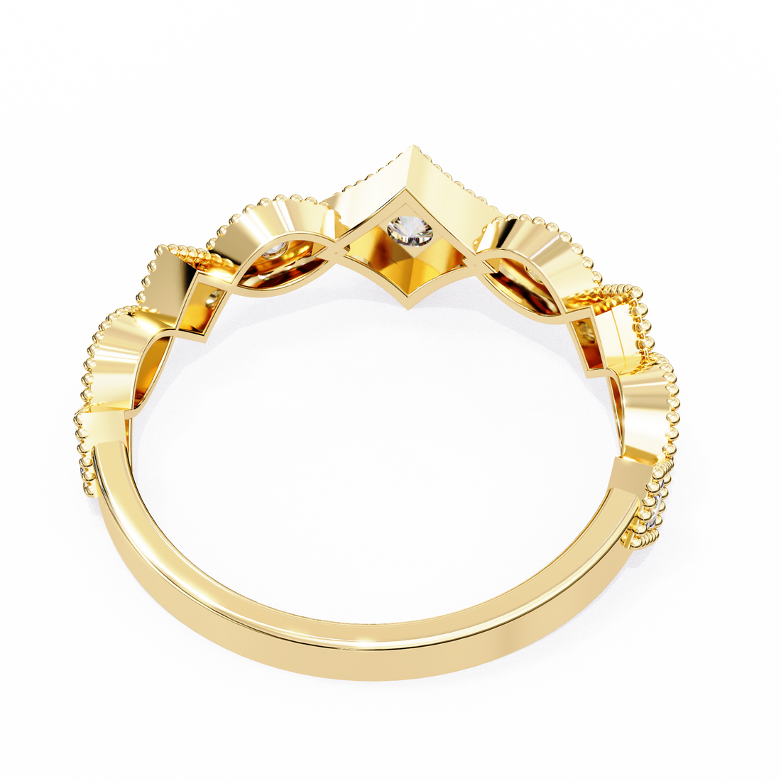 Urban Flash Diamond Band Ring