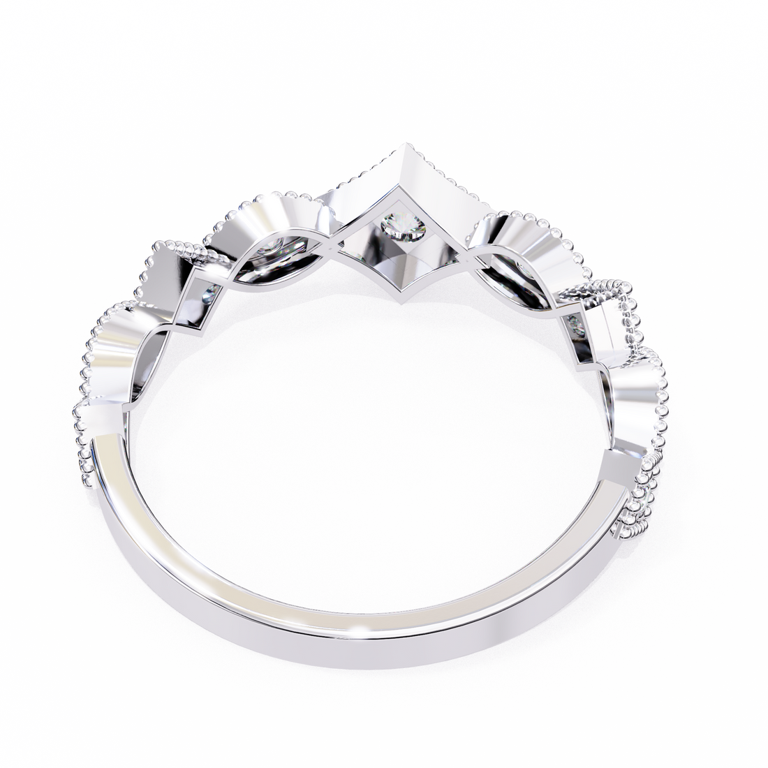 Urban Flash Diamond Band Ring