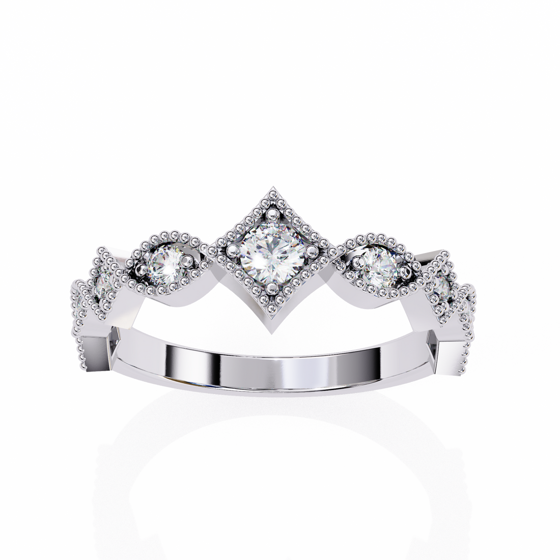Urban Flash Diamond Band Ring