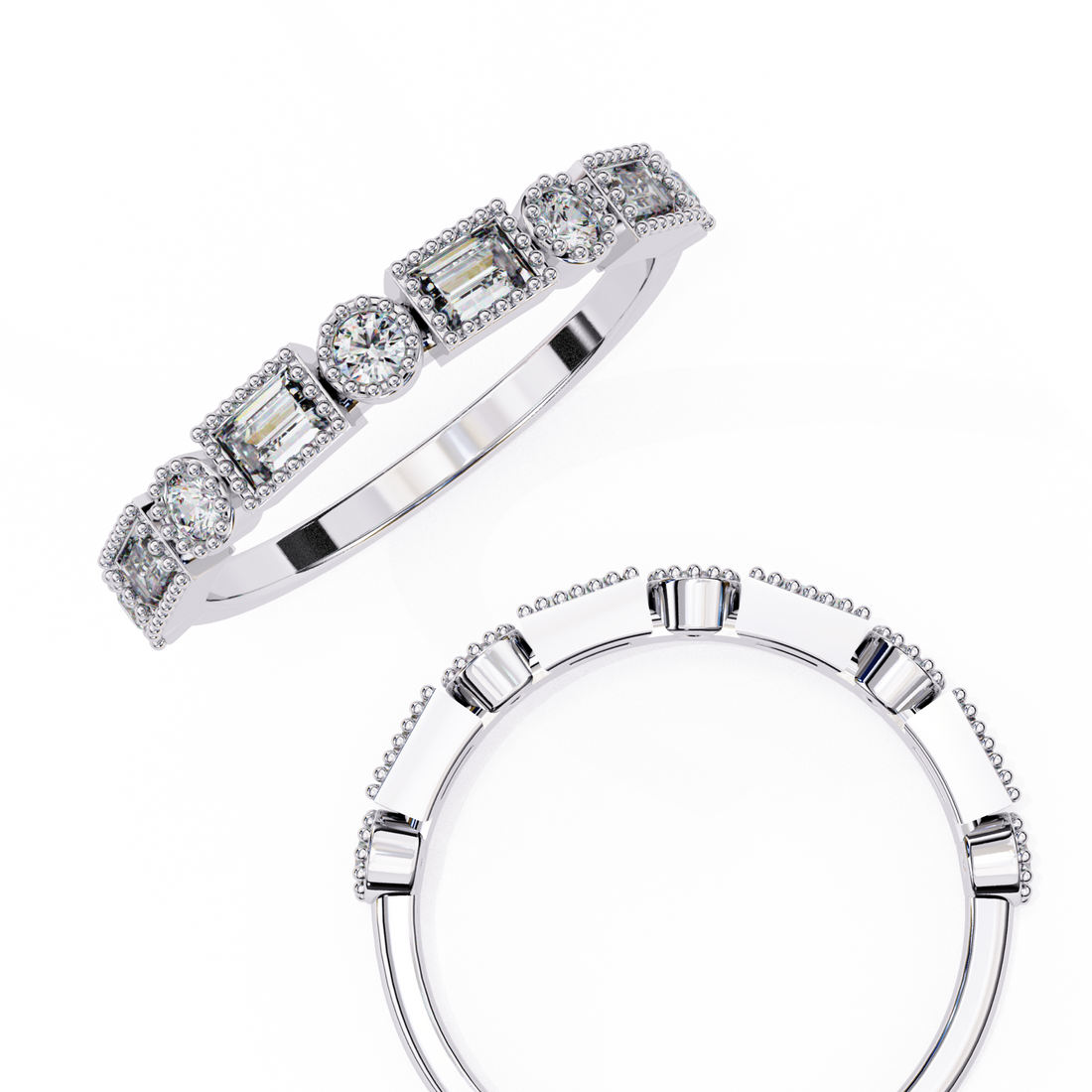 Luna Diamond Band Ring