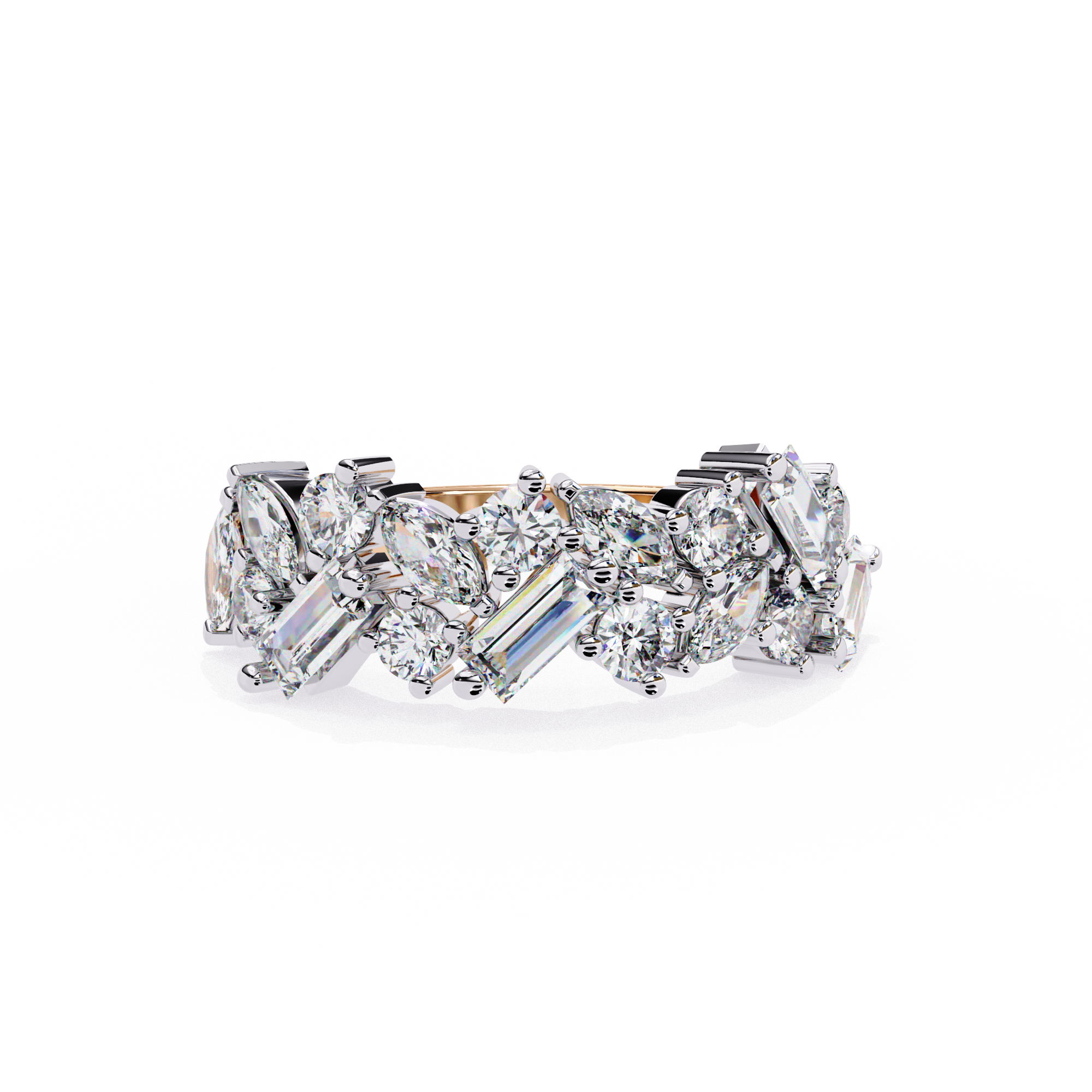 Alluring Half Eternity Ring