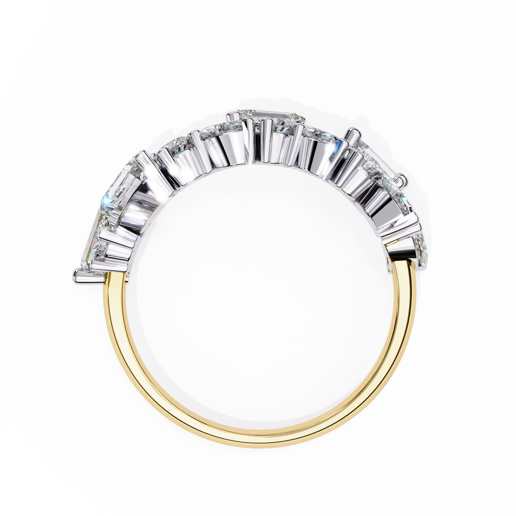 Alluring Half Eternity Ring