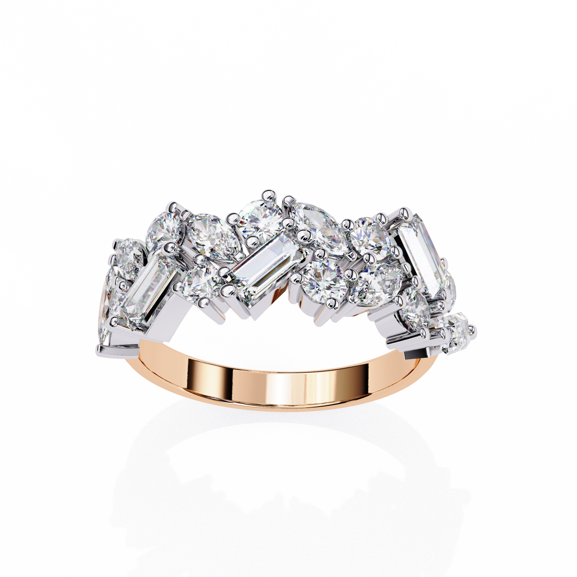 Alluring Half Eternity Ring