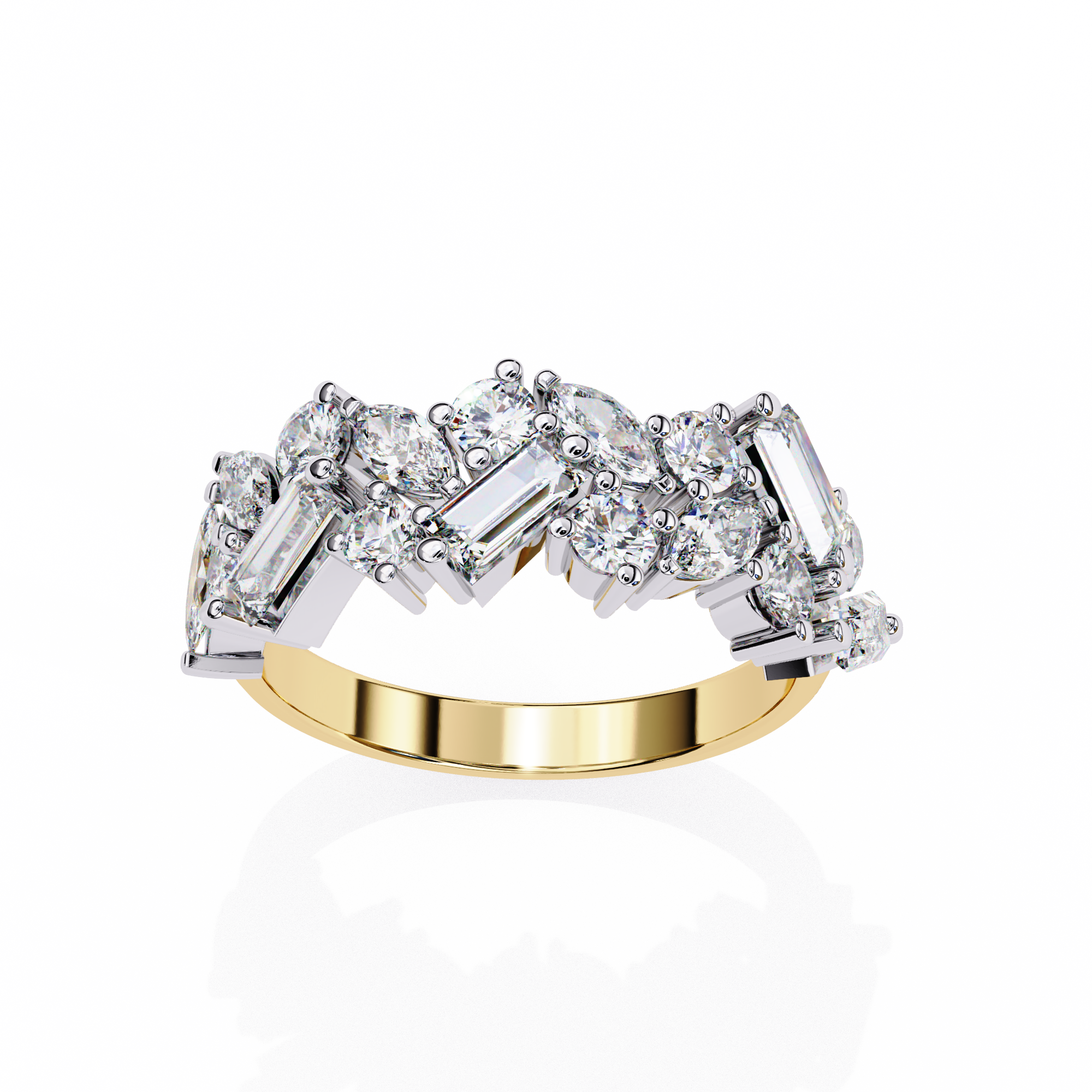 Alluring Half Eternity Ring