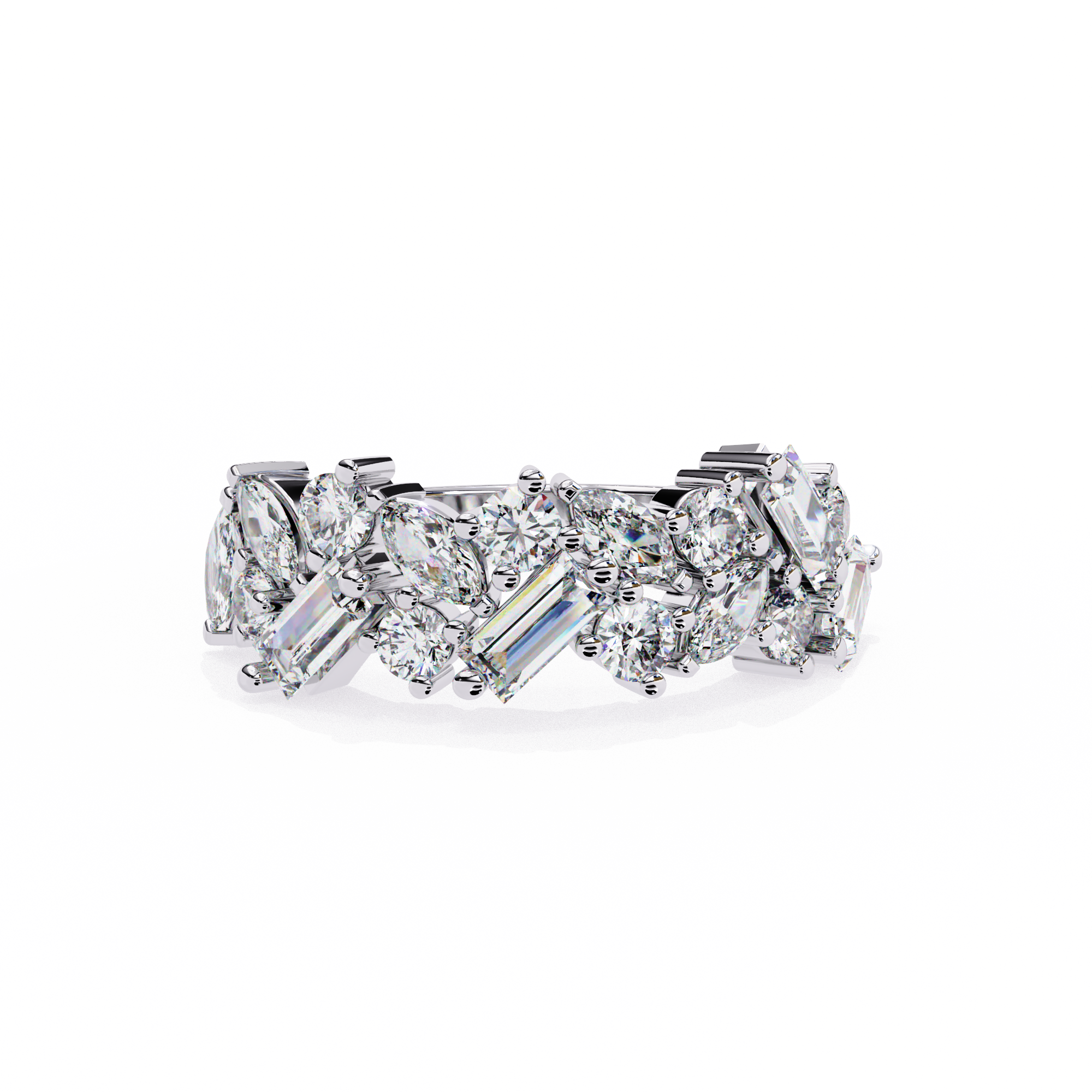 Alluring Half Eternity Ring