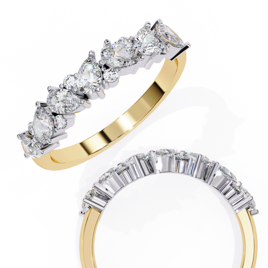 Heartbeats Diamond Ring