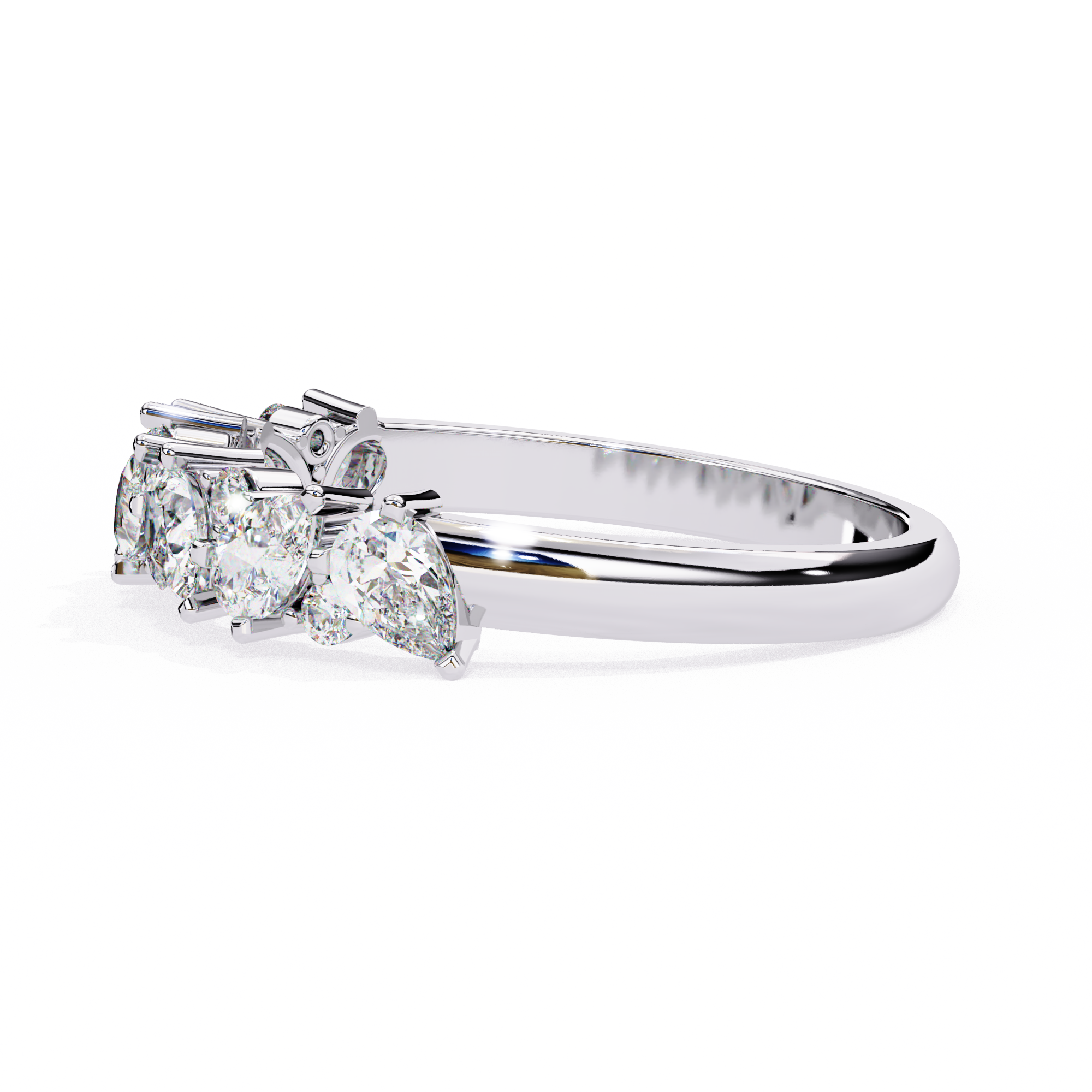Heartbeats Diamond Ring