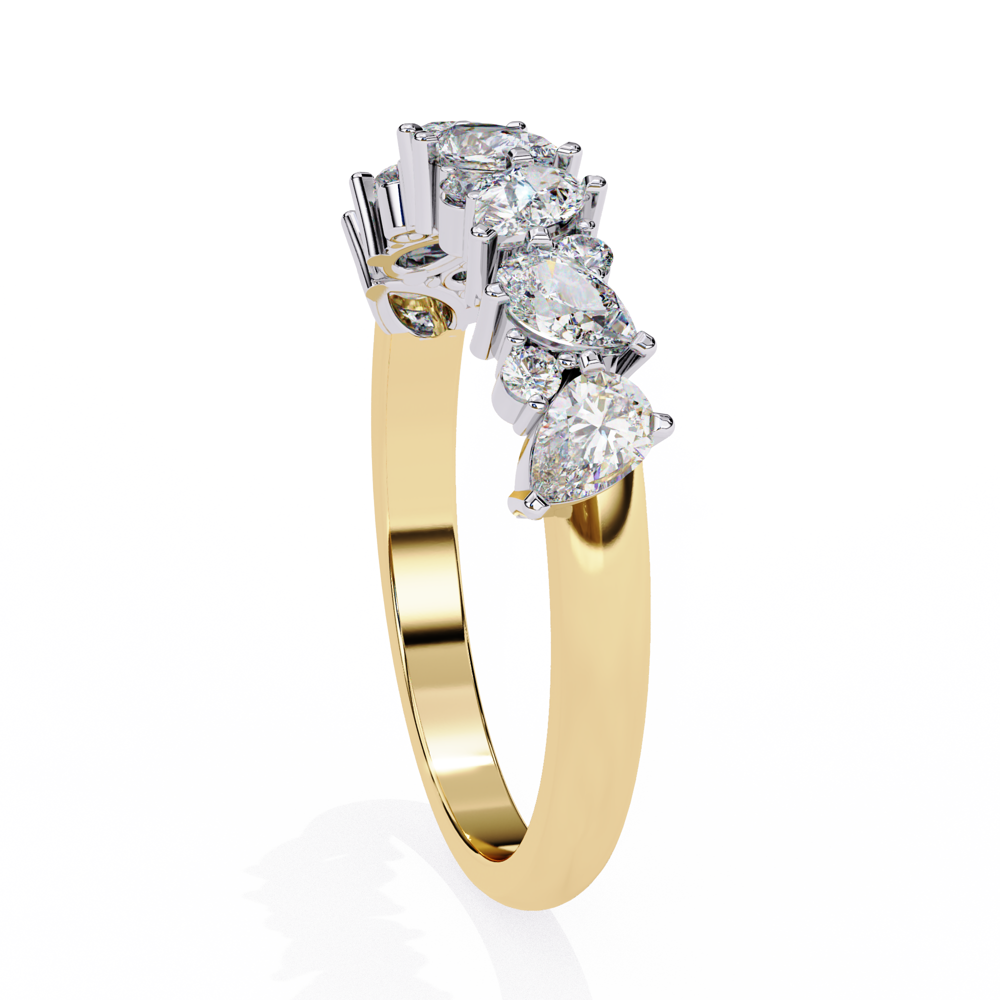 Heartbeats Diamond Ring