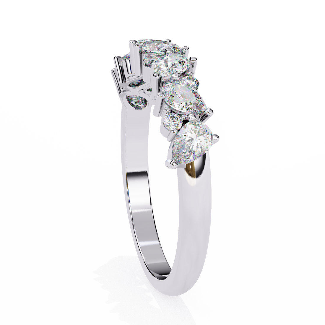 Heartbeats Diamond Ring