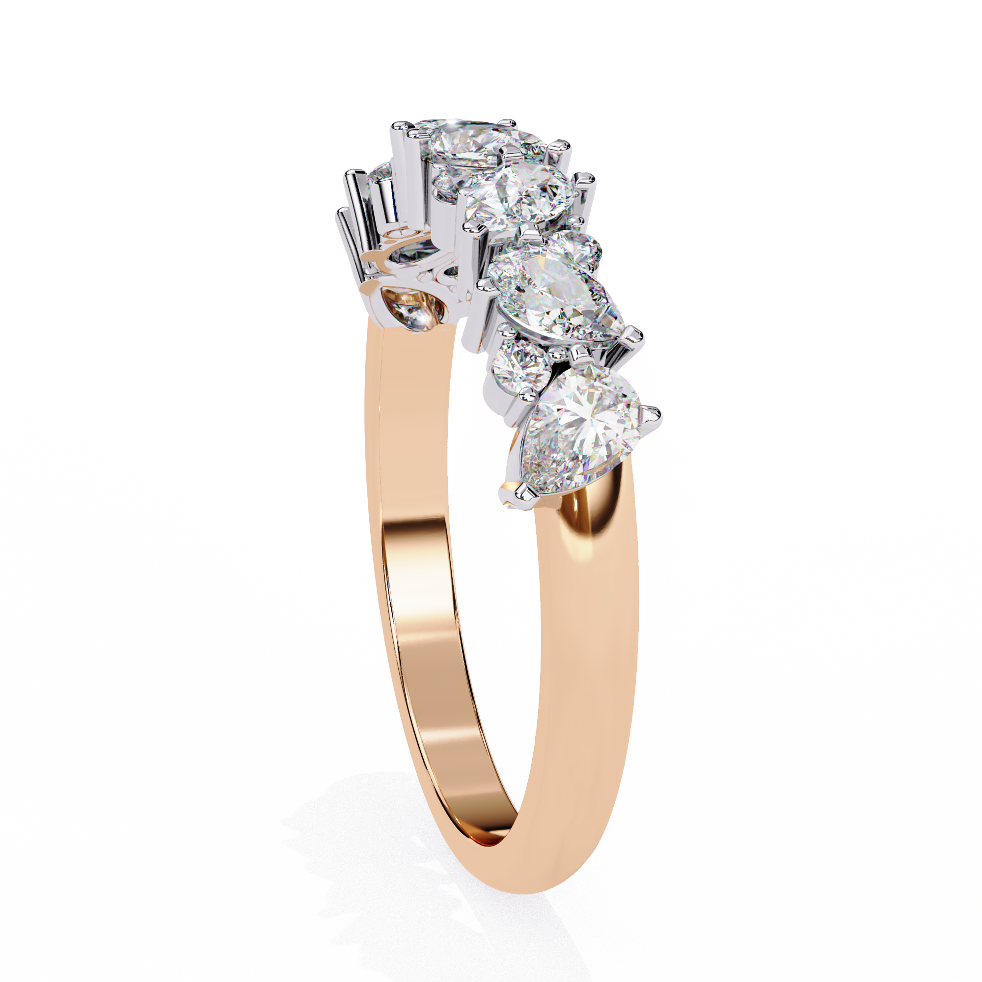 Heartbeats Diamond Ring