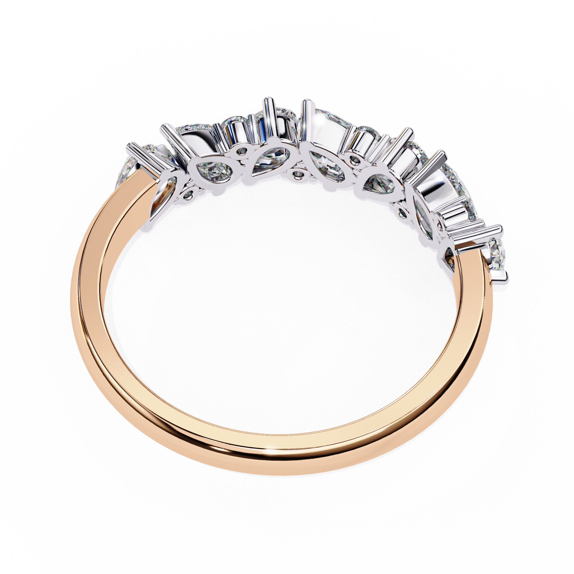 Heartbeats Diamond Ring