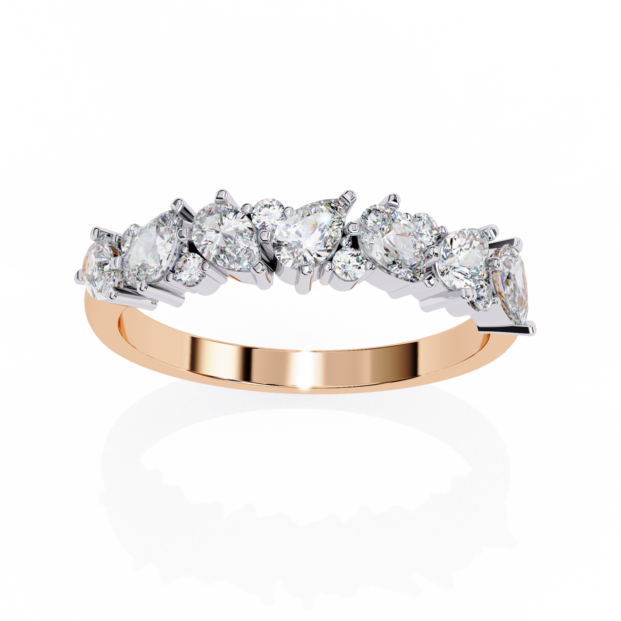 Heartbeats Diamond Ring