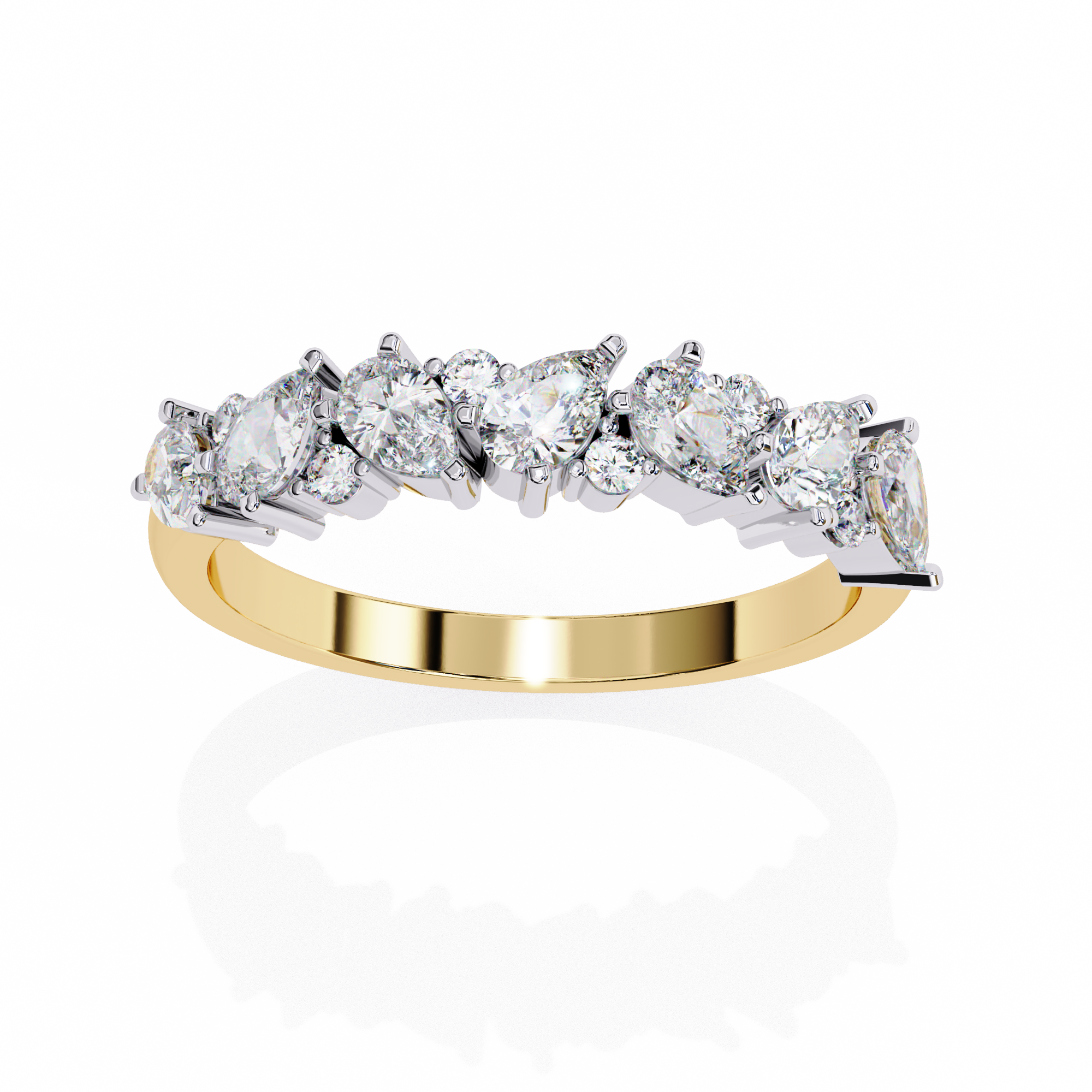 Heartbeats Diamond Ring