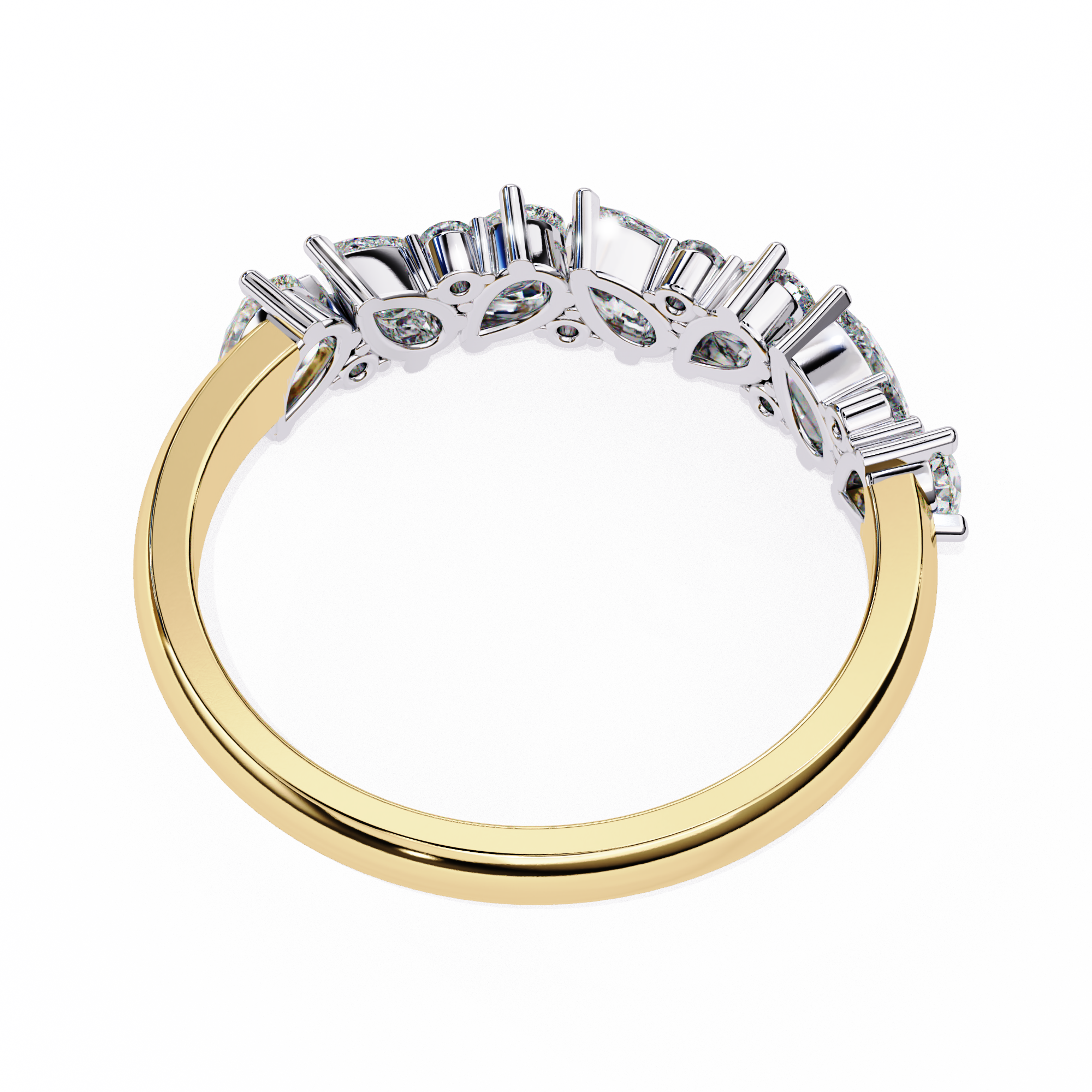 Heartbeats Diamond Ring