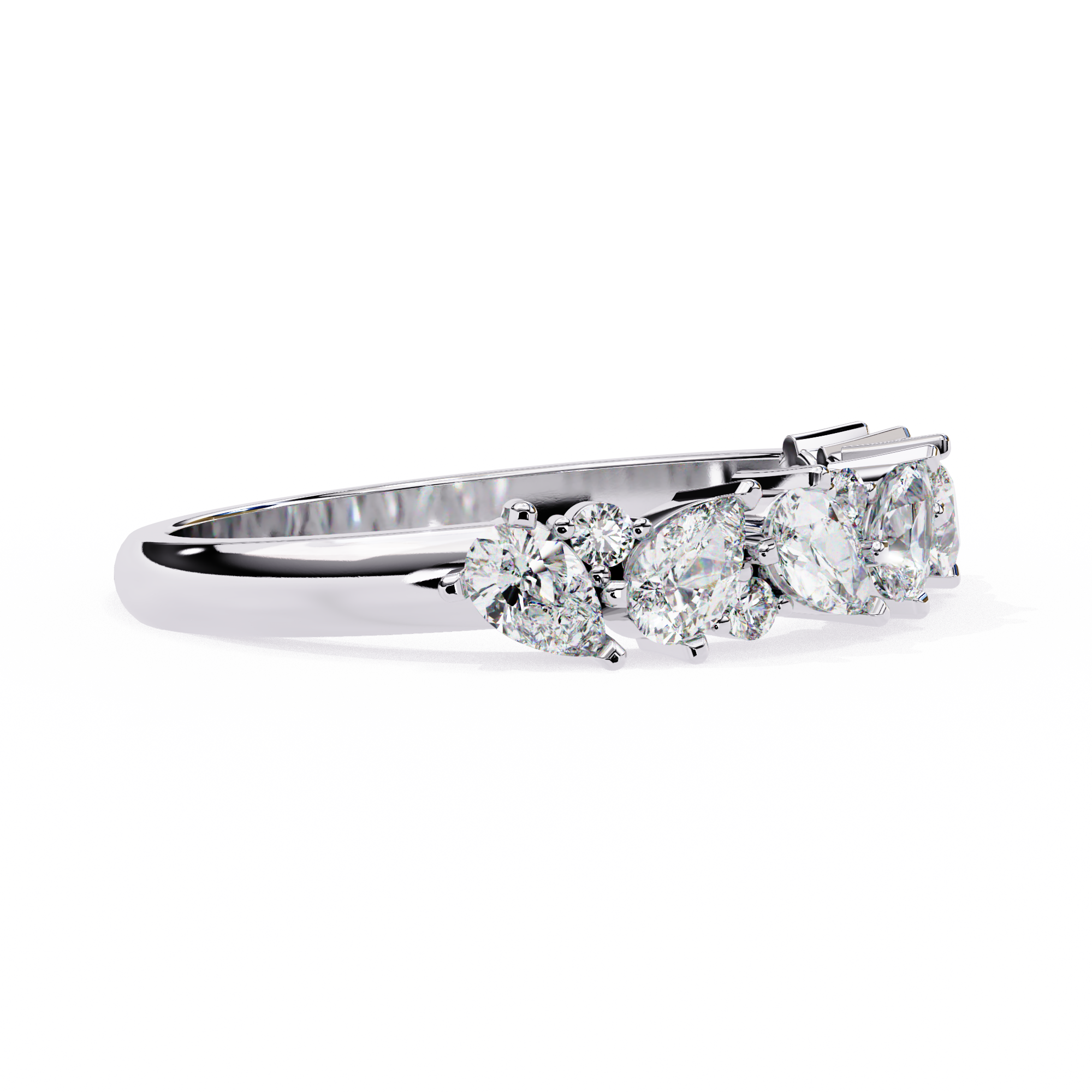 Heartbeats Diamond Ring