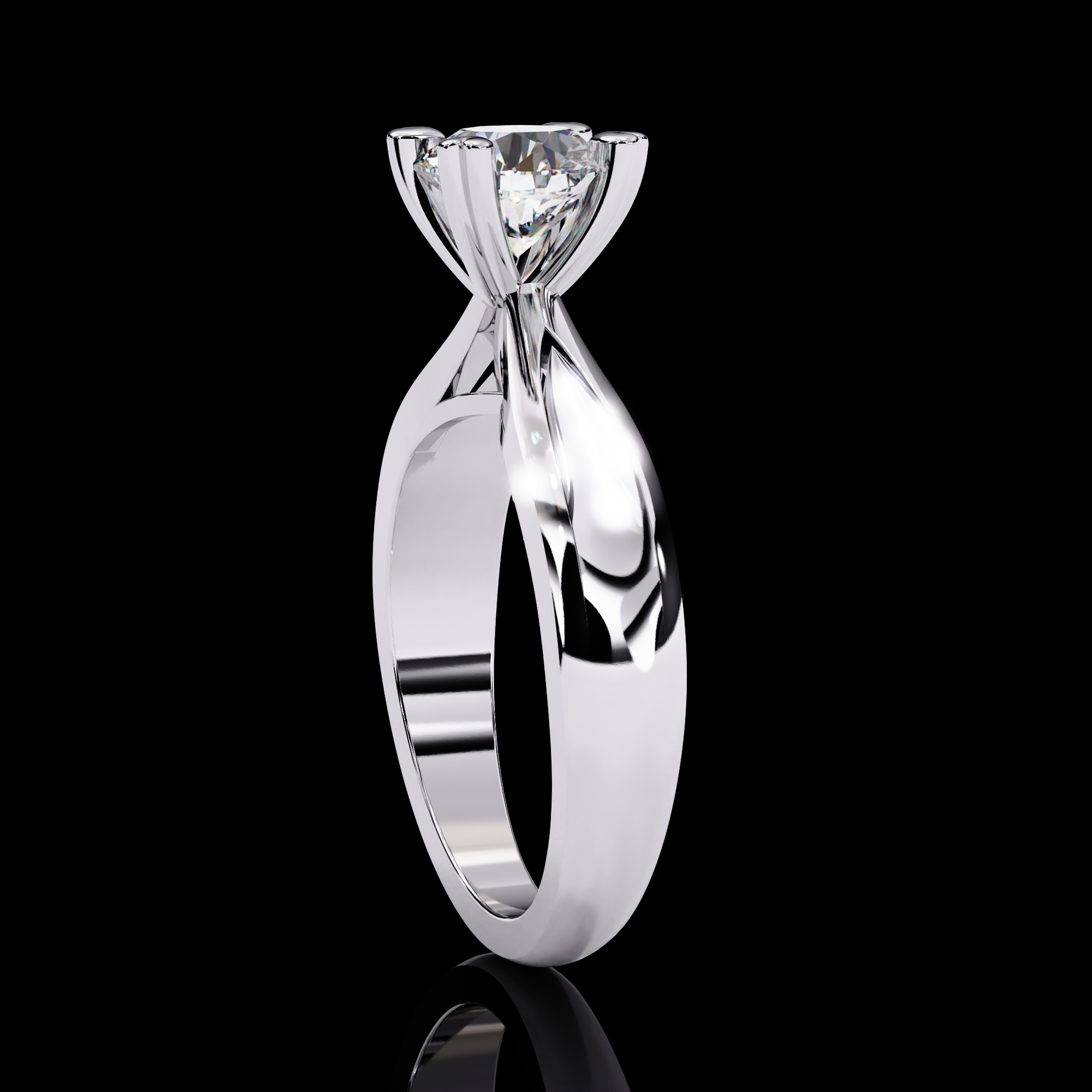 Boldness Solitaire Diamond Ring
