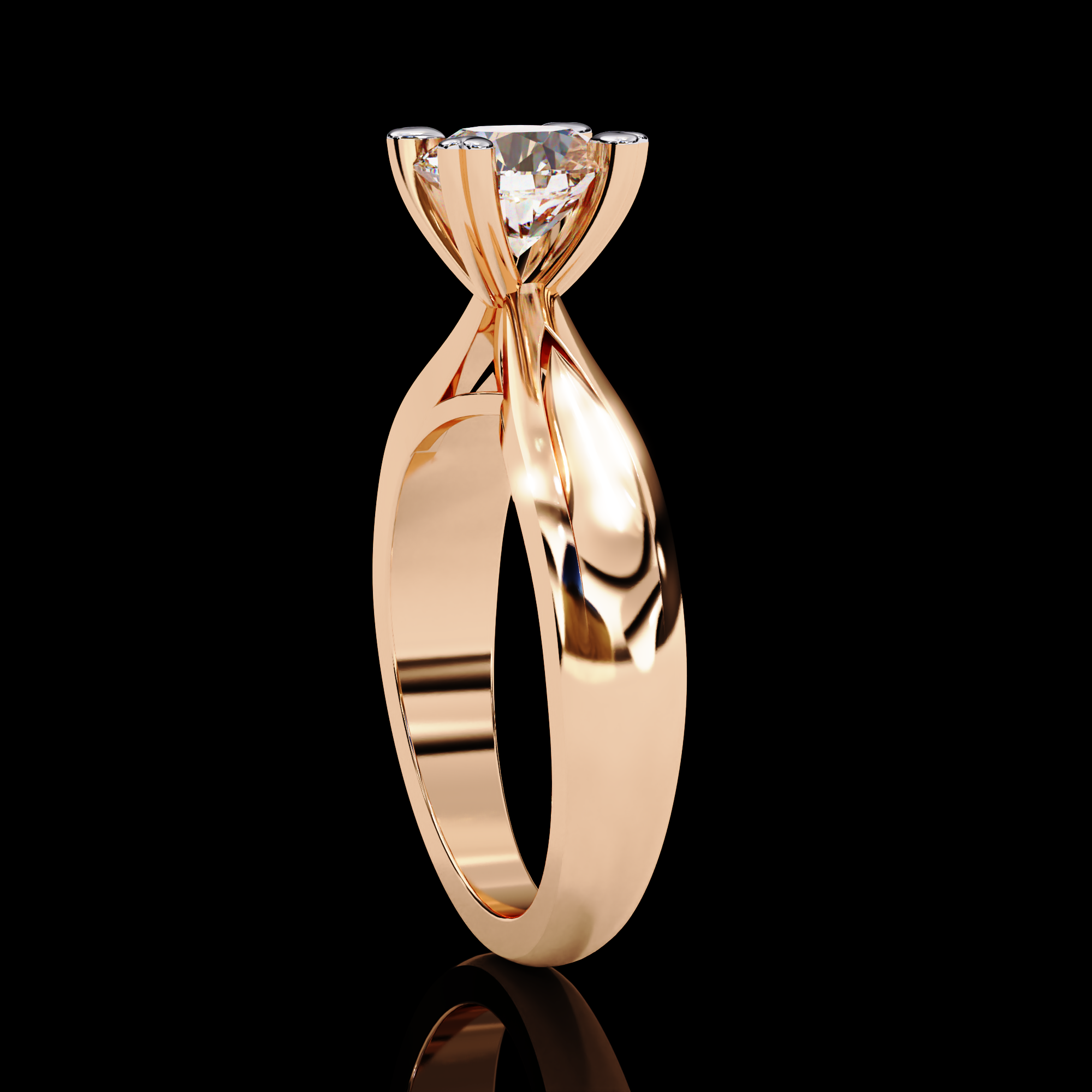 Boldness Solitaire Diamond Ring