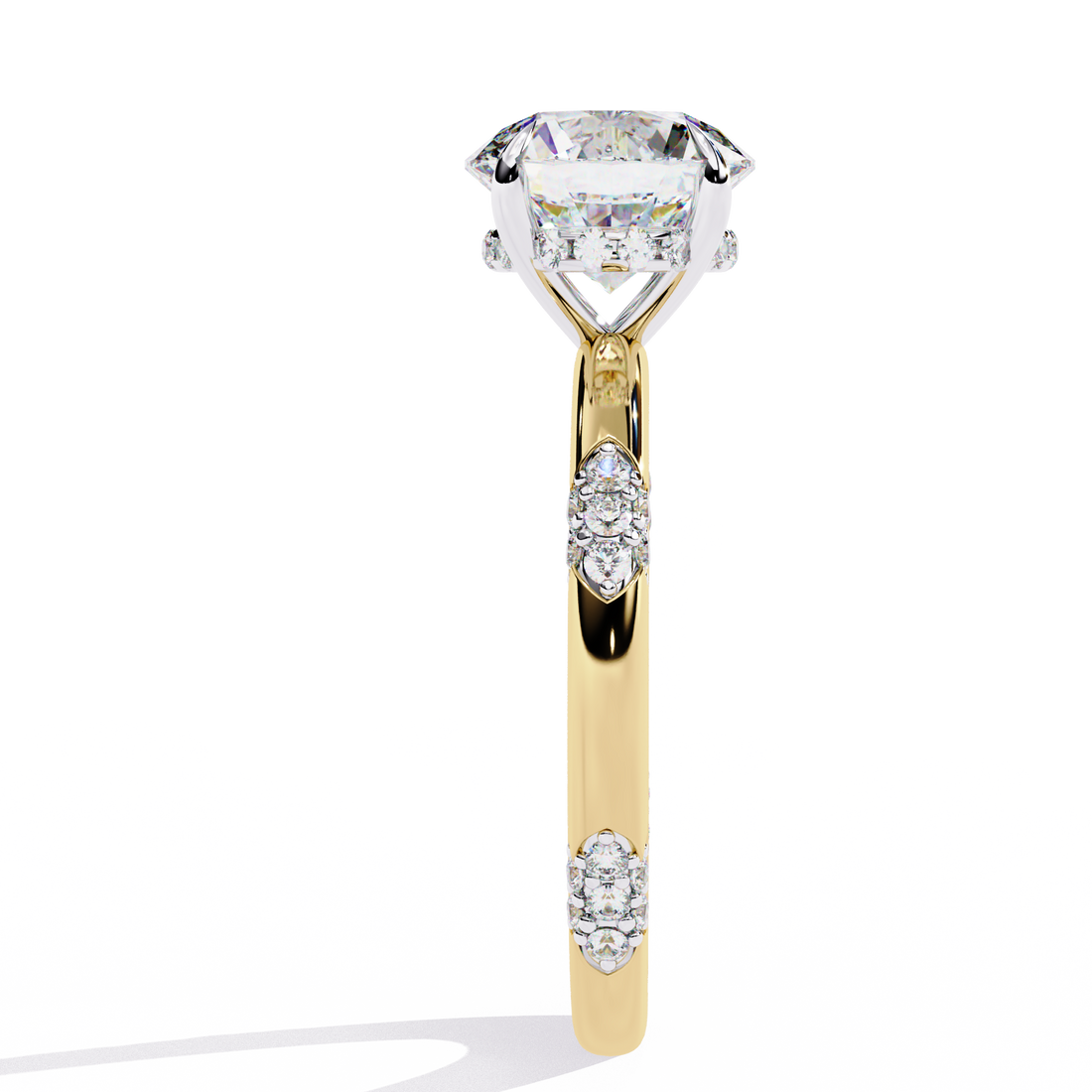 Brilliant Halo Cluster Diamond Ring