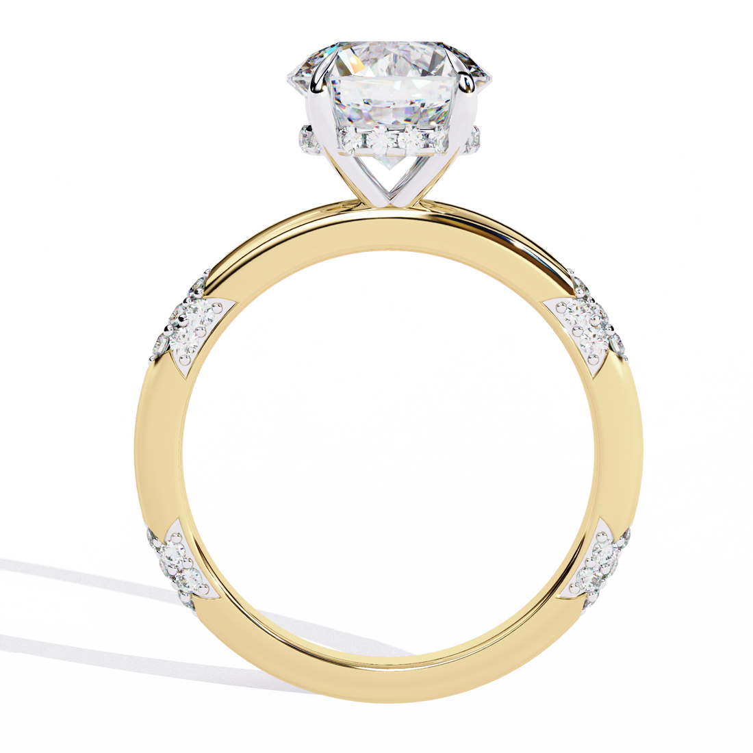 Brilliant Halo Cluster Diamond Ring