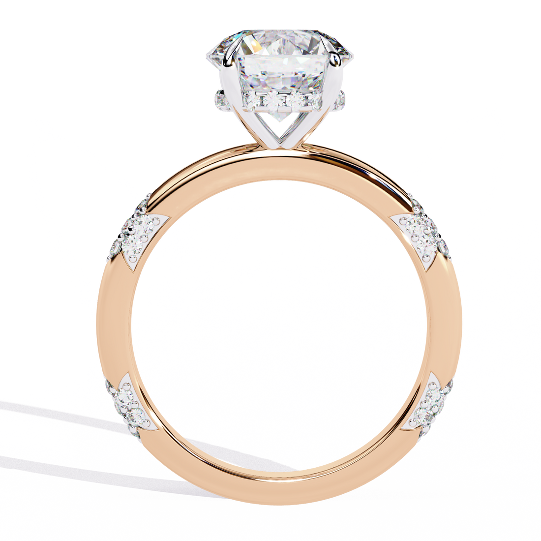 Brilliant Halo Cluster Diamond Ring